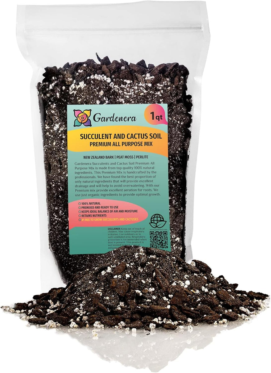 peat moss succulents Gardenera Professional Succulent Soil Premium All Purpose Blend