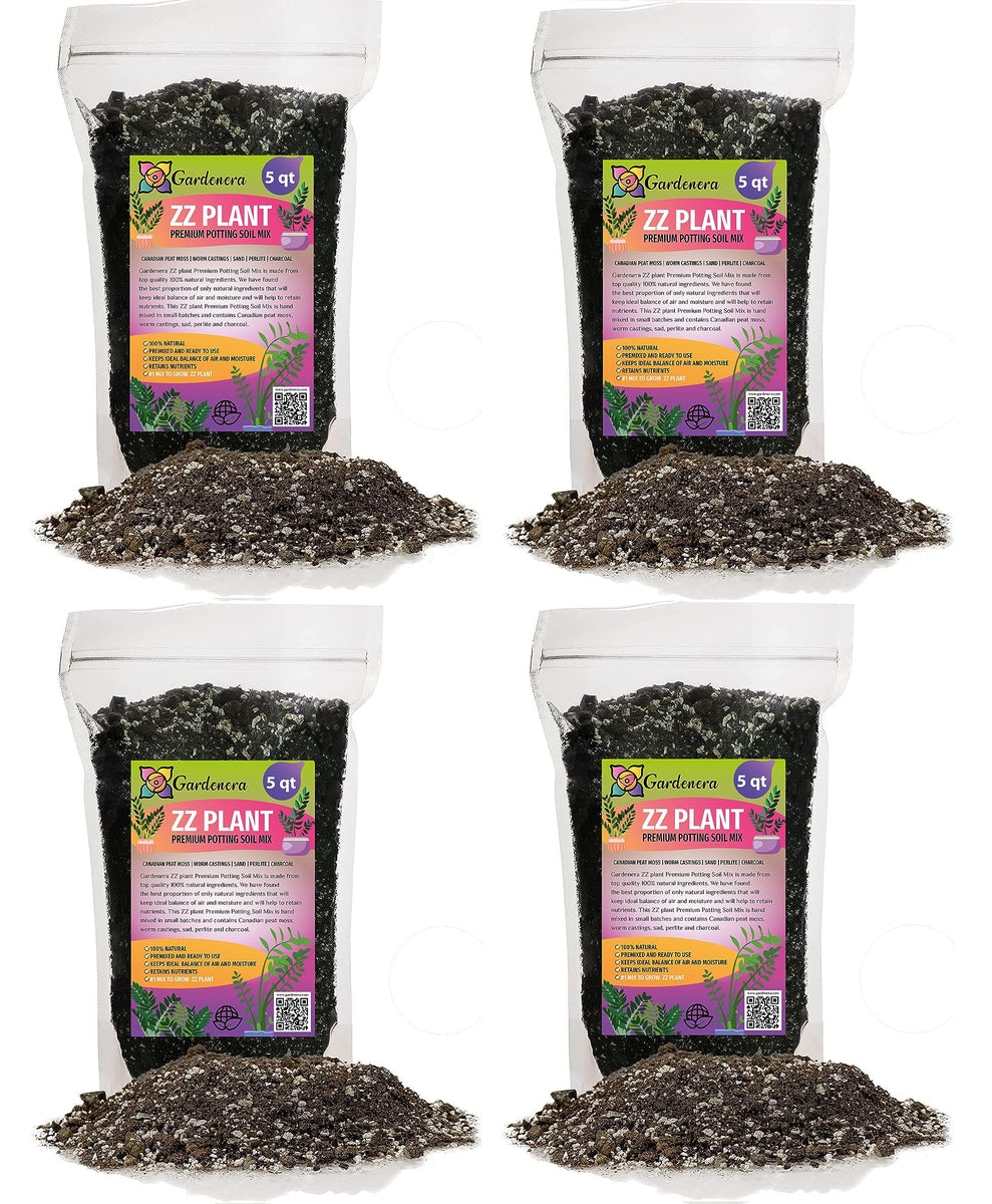 Gardenera Premium ZZ Plant Expert-Grade Soil - Fast-Draining