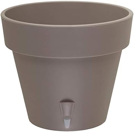 Santino Self Watering Planter Latina 12.8 Inch Shade Flower Pot with Bottom Watering and Water Level Indicator for Indoor/Outdoor use for All Plants, Flowers, Herbs