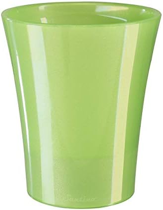 Gardenera 4.9" ARTE-DEA Self Watering Planters (SET of 3) in GREEN APPLE - Indoor Flower Pot for All House Plants, Flowers and Orchids