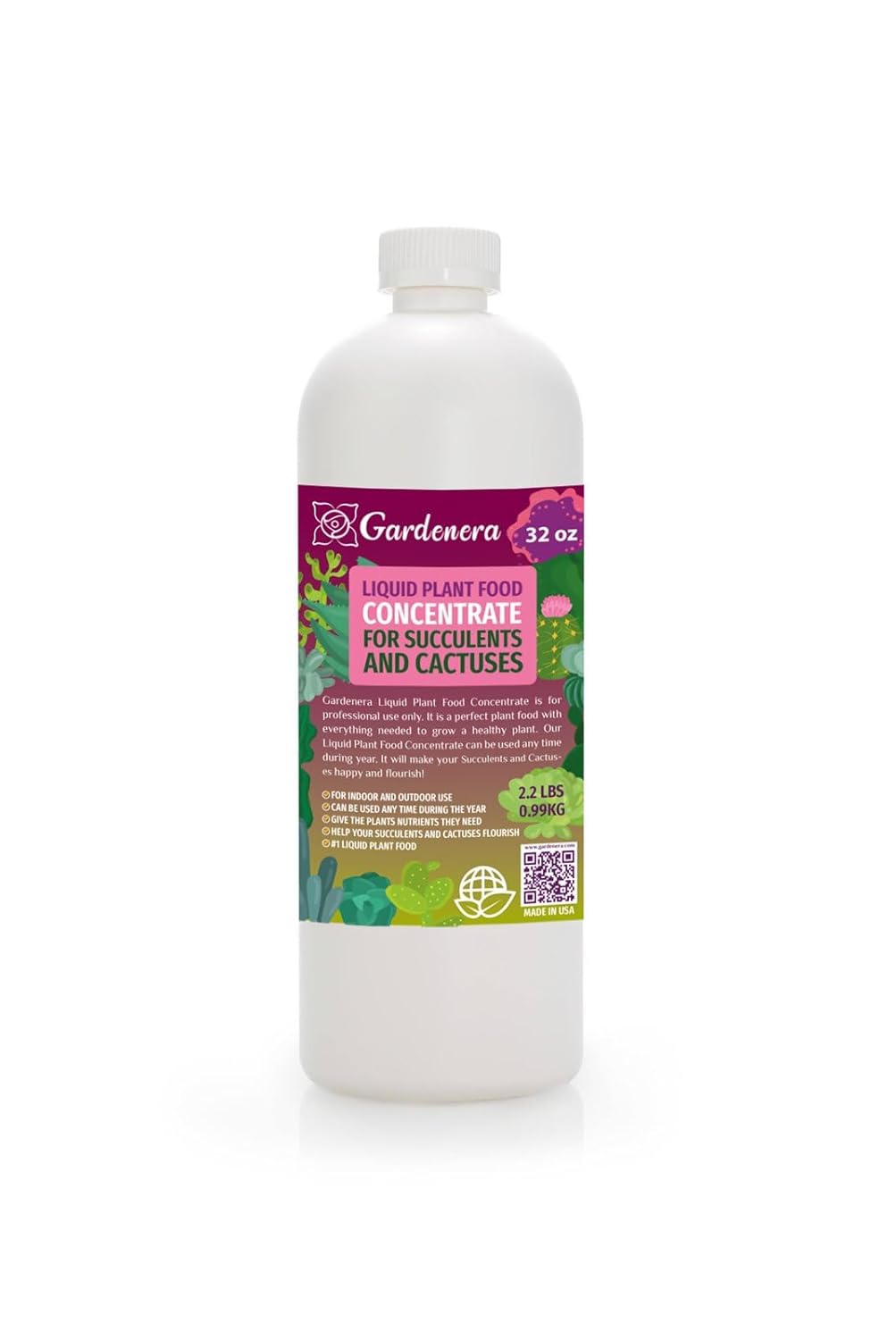 liquid plant food for succulents Gardenera Plant Growth Superfood for SUCCULENTS & Cactus with 18 Vitamins & Minerals - Organic Plant Food Fertilizer