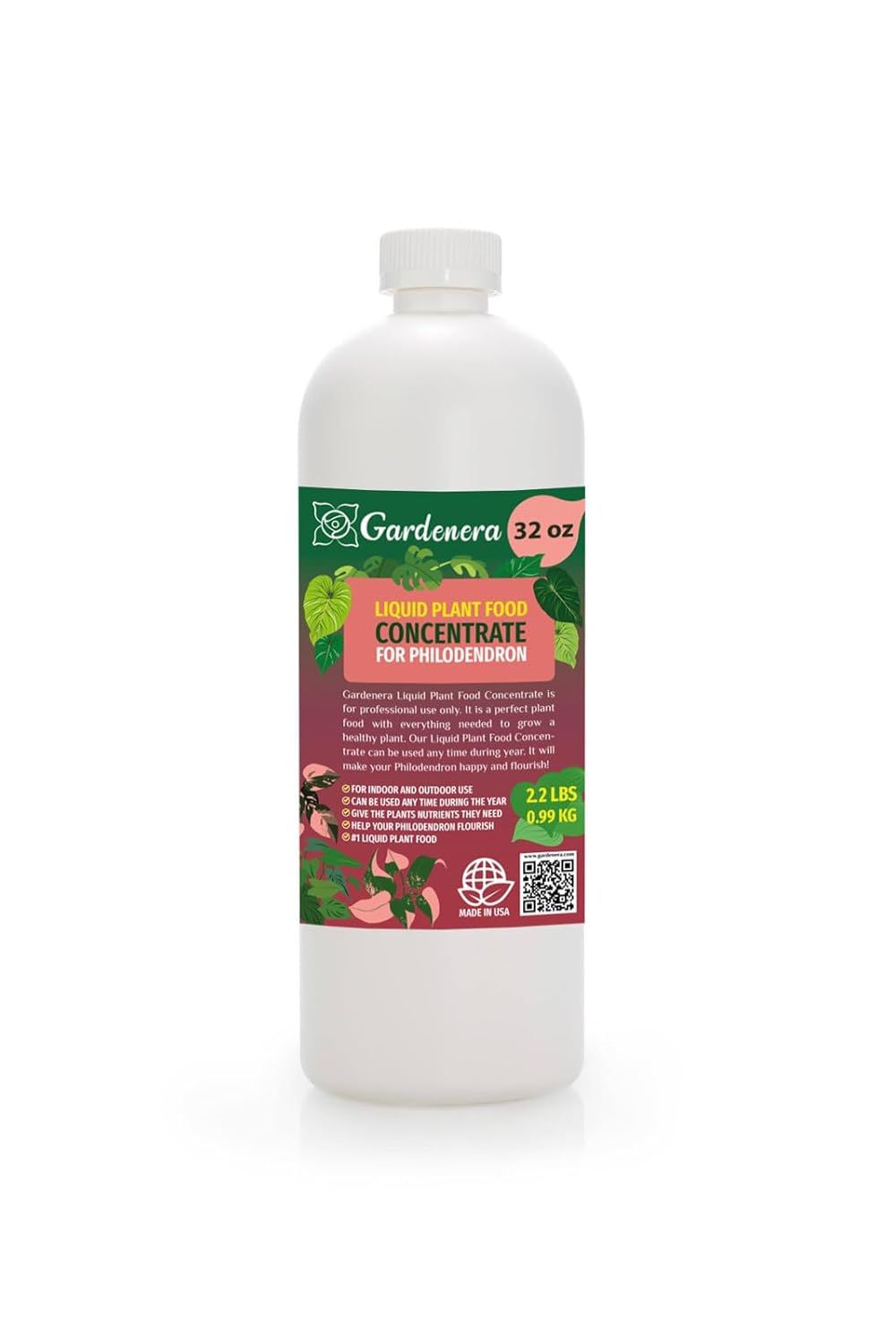 philodendron fertilizer Gardenera Plant Growth Superfood for PHILODENDRON with 18 Vitamins & Minerals - Organic Plant Food Fertilizer
