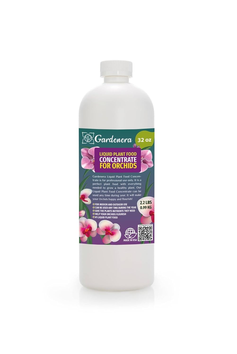 orchid plant care fertilizer Gardenera Plant Growth Superfood for ORCHIDS with 18 Essential Vitamins & Minerals - Organic Plant Food Fertilizer