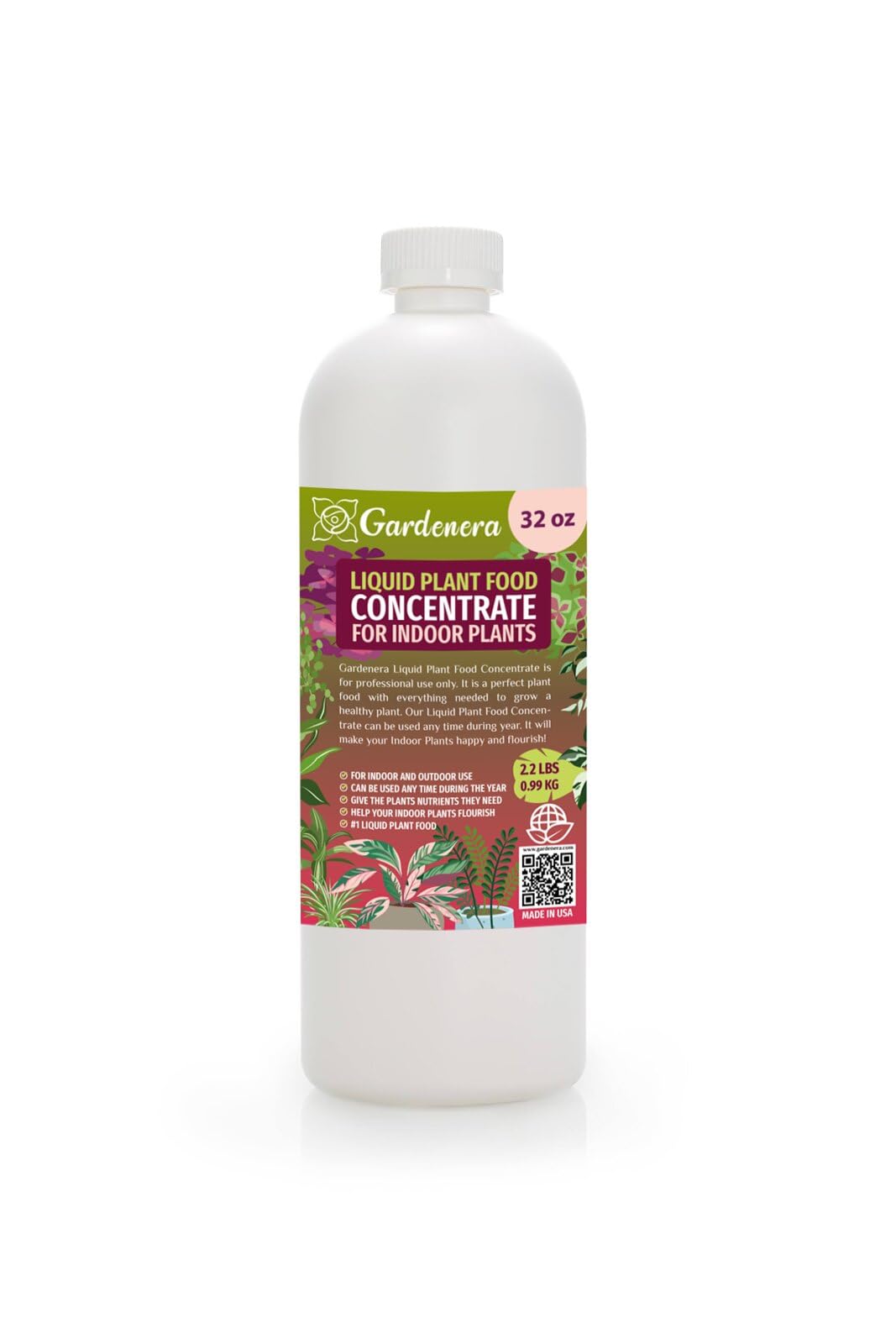 liquid plant food for indoor plants Gardenera Plant Growth Superfood for INDOOR Plants with Essential Vitamins & Minerals - Organic Plant Food Fertilizer
