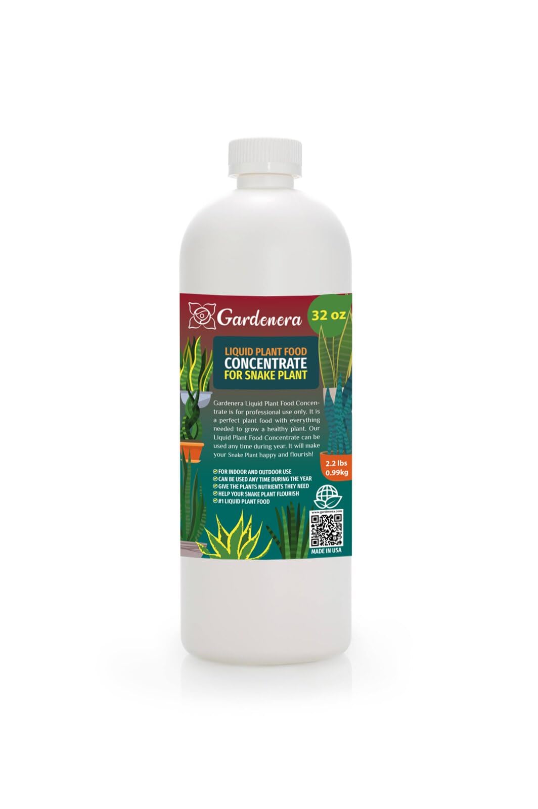 snake plant nutrients Gardenera Plant Growth Superfood for SNAKE Plants with 18 Essential Vitamins & Minerals - Organic Plant Food Fertilizer
