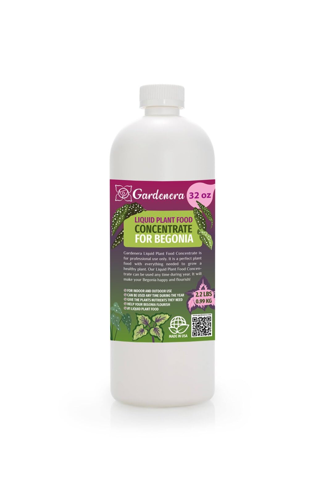 fertilizing begonia plants Gardenera Plant Growth Superfood for Begonia with 18 Essential Vitamins & Minerals - Organic Plant Food Fertilizer