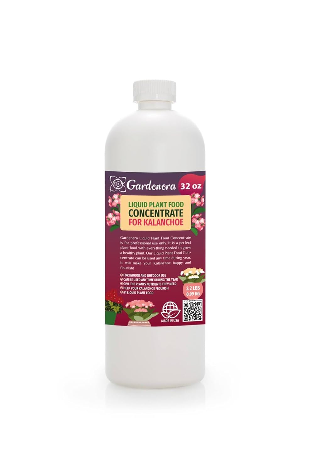 kalanchoe plant fertilizer Gardenera Plant Growth Superfood for KALANCHOE with 18 Key Vitamins & Minerals - Organic Plant Food Fertilizer