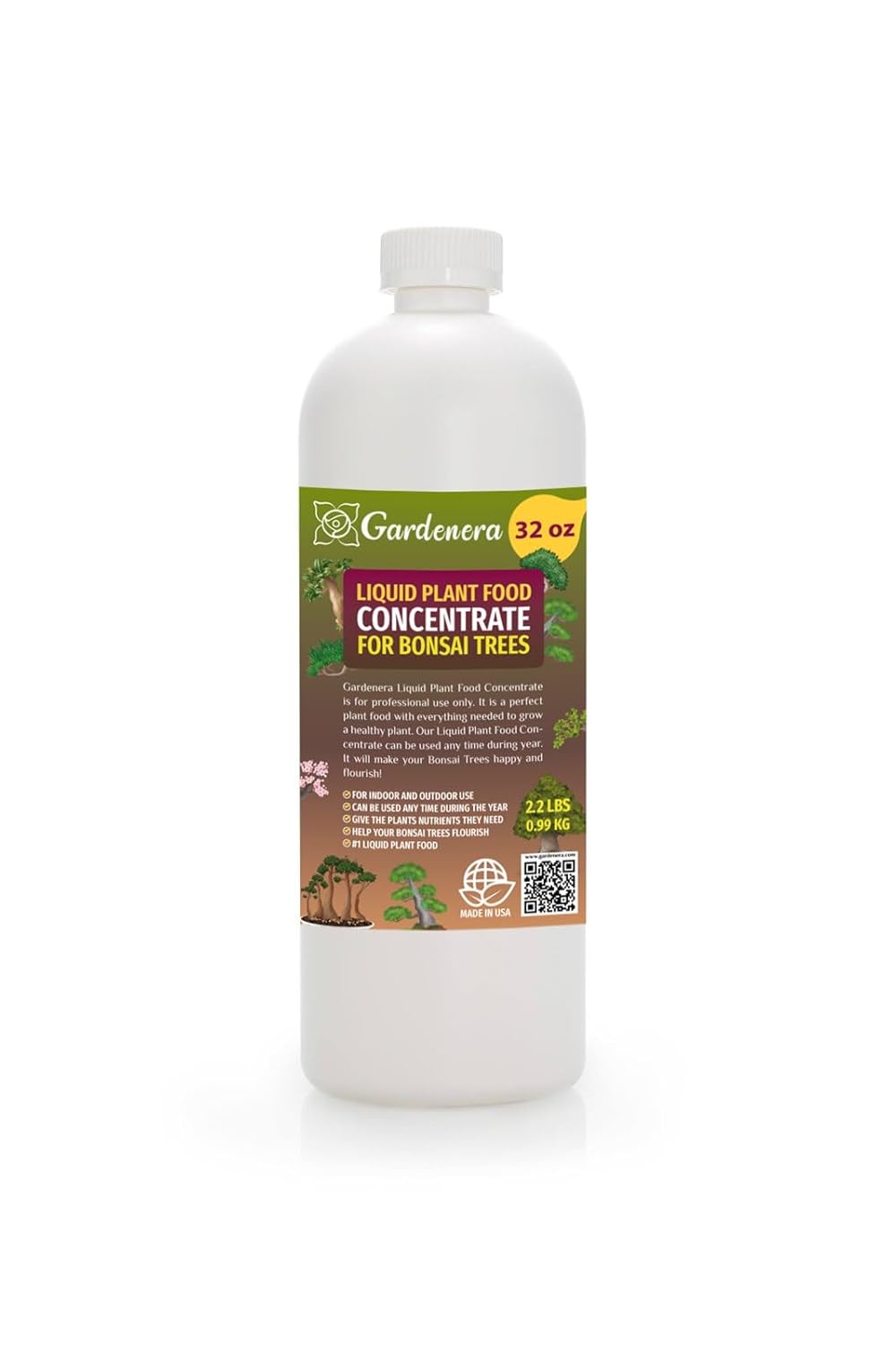 indoor bonsai tree food Gardenera Plant Growth Superfood for Bonsai Trees with 18 Key Vitamins & Minerals - Organic Plant Food Fertilizer