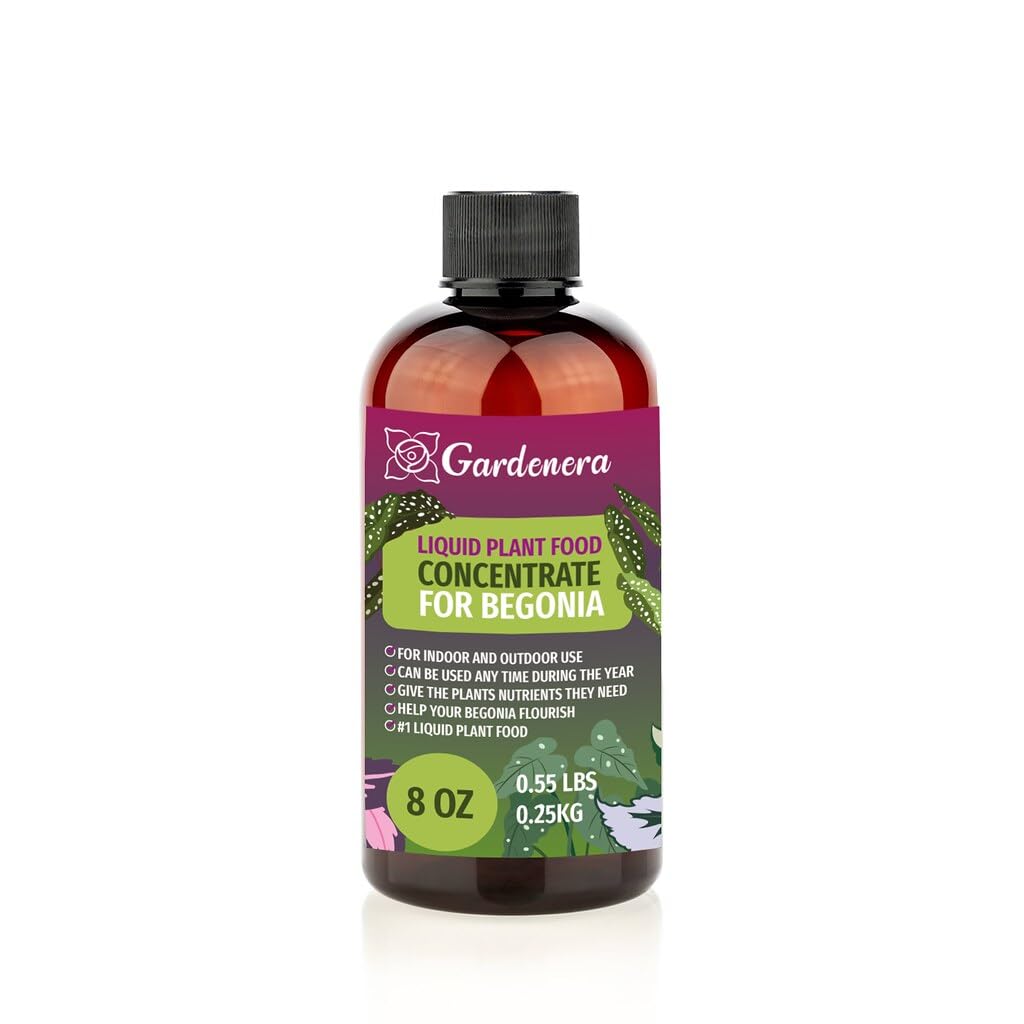 begonia plant fertilizer Gardenera Plant Growth Superfood for Begonia with 18 Essential Vitamins & Minerals - Organic Plant Food Fertilizer