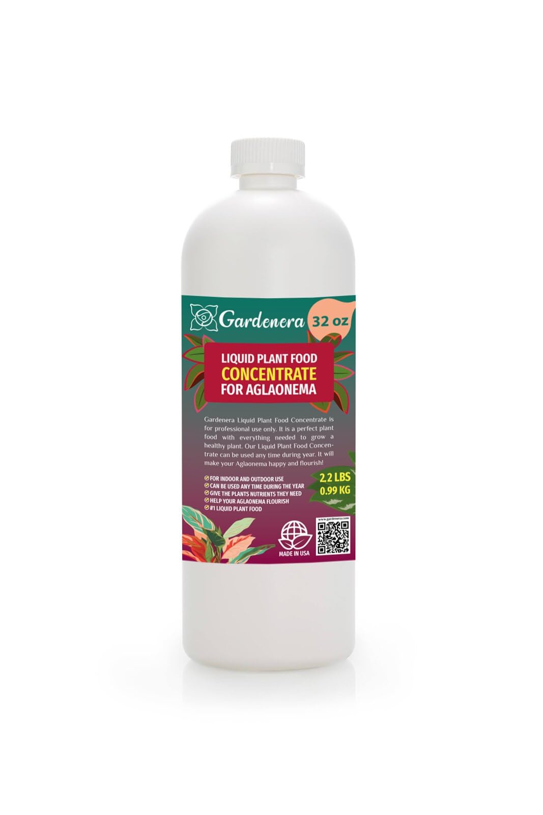 aglaonema plant fertilizer Gardenera Plant Growth Superfood for AGLAONEMA with 18 Key Vitamins & Minerals - Organic Plant Food Fertilizer