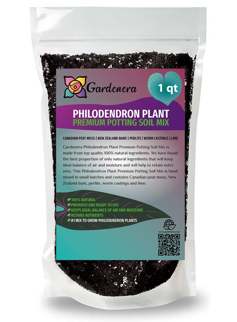 Gardenera Philodendron Potting Mix - Crafted for Superior Performance and Green Foliage - 10 QUARTS