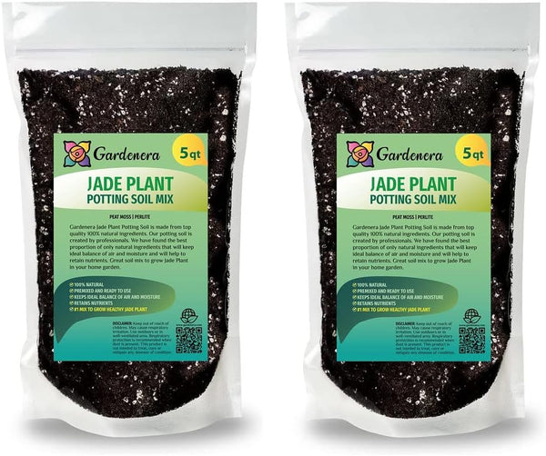 soil for jade plants GARDENERA Premium Jade Plant Potting Soil Mix