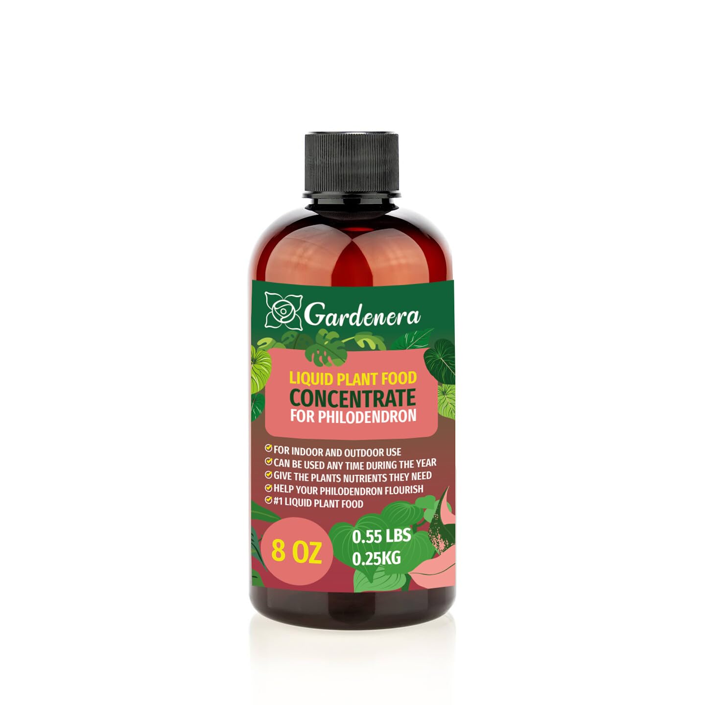 tree philodendron fertilizer Gardenera Plant Growth Superfood for PHILODENDRON with 18 Vitamins & Minerals - Organic Plant Food Fertilizer