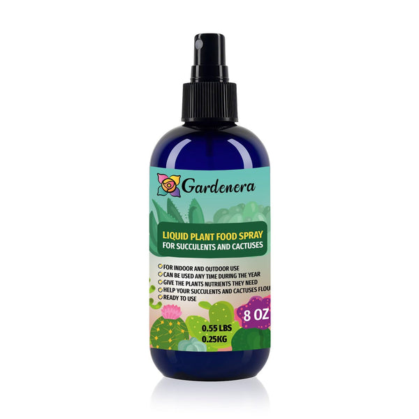bud booster spray for succulents Gardenera Professional SUCCULENT & Cactus Superfood Spray Mist for Home Gardening | Micro-Fungi Enriched Fertilizer Mist for Healthy Leaves & Growth