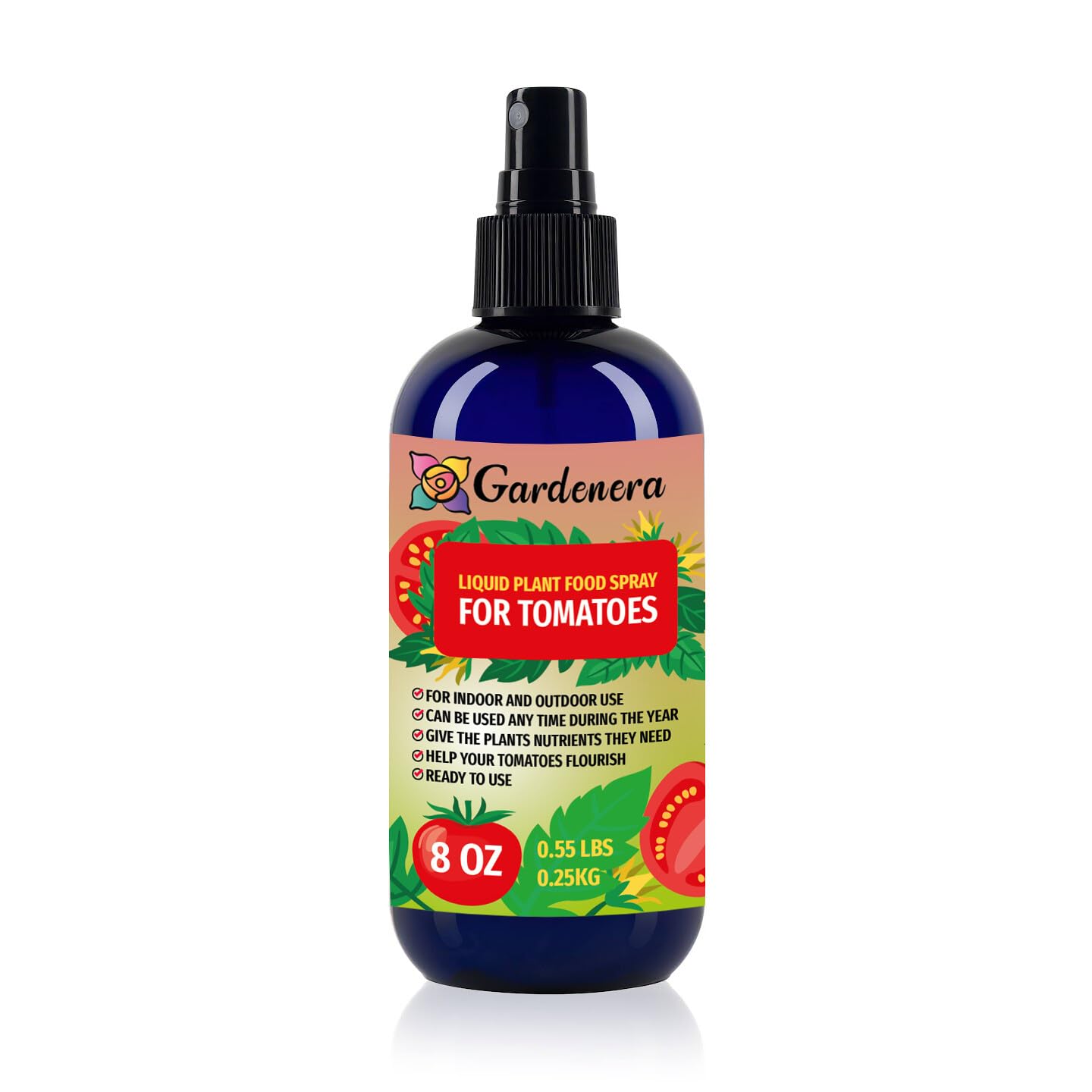 natural spray for garden vegetables Gardenera Professional TOMATO Organic Superfood Spray Mist for Home Gardening | Micro-Fungi Enriched Fertilizer Mist for Healthy Leaves & Growth