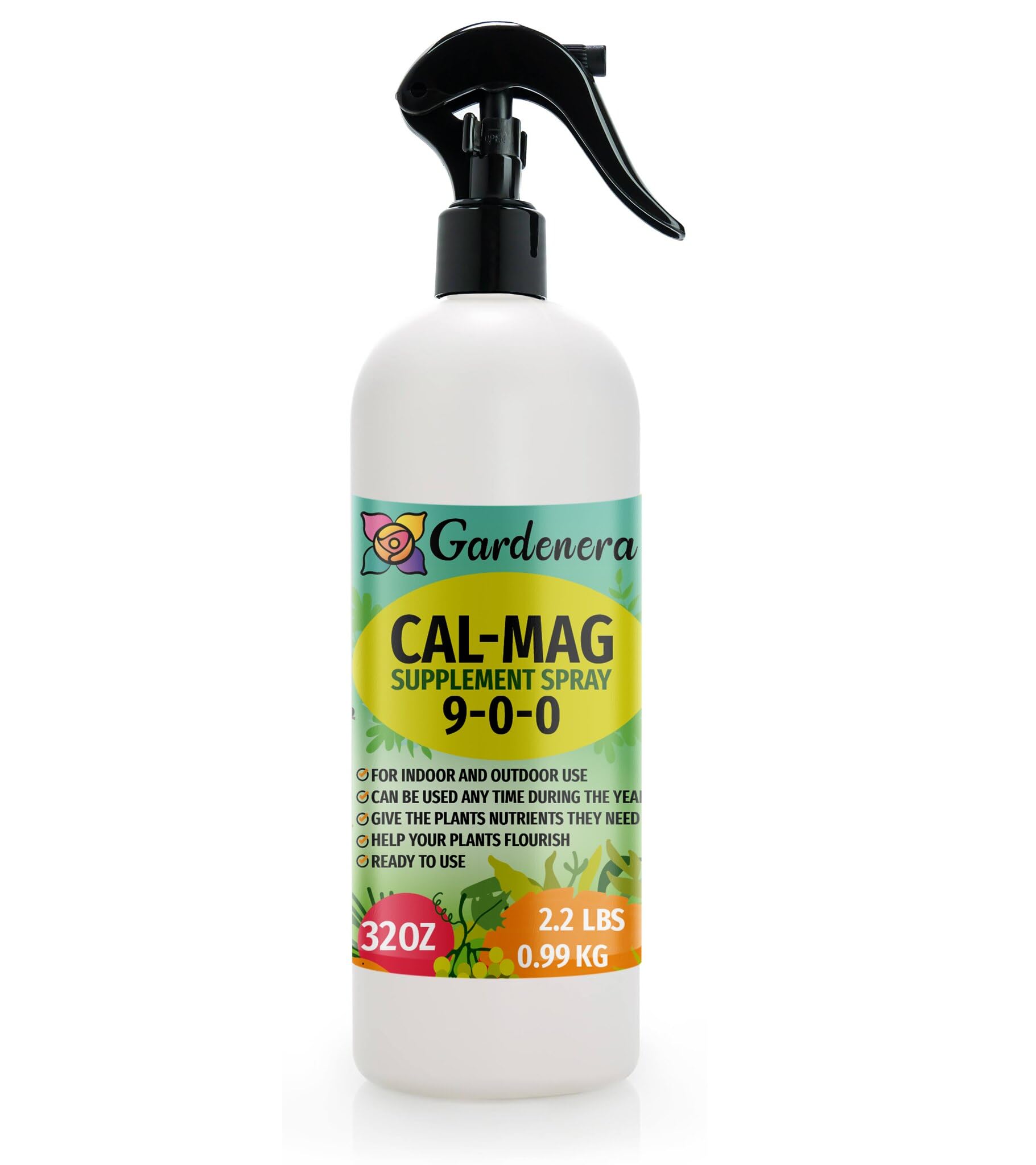 garden calcium spray Ultra Pure Professional Grade Cal-Mag Fertilizer Spray - 32oz Bottle