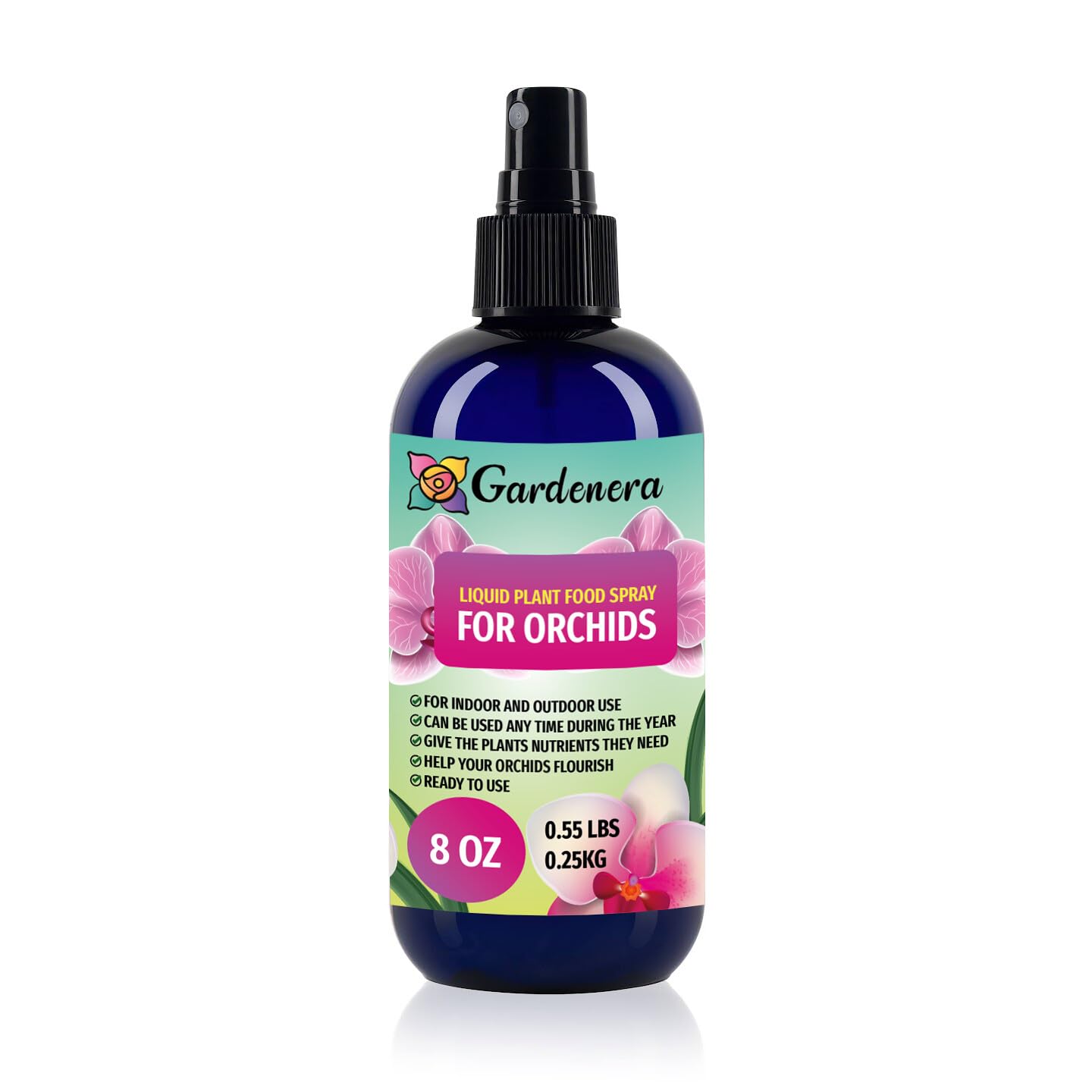 orchid food for air plants Gardenera Professional ORCHID Superfood Spray Mist for Home Gardening | Micro-Fungi Enriched Fertilizer Mist for Healthy Leaves & Growth