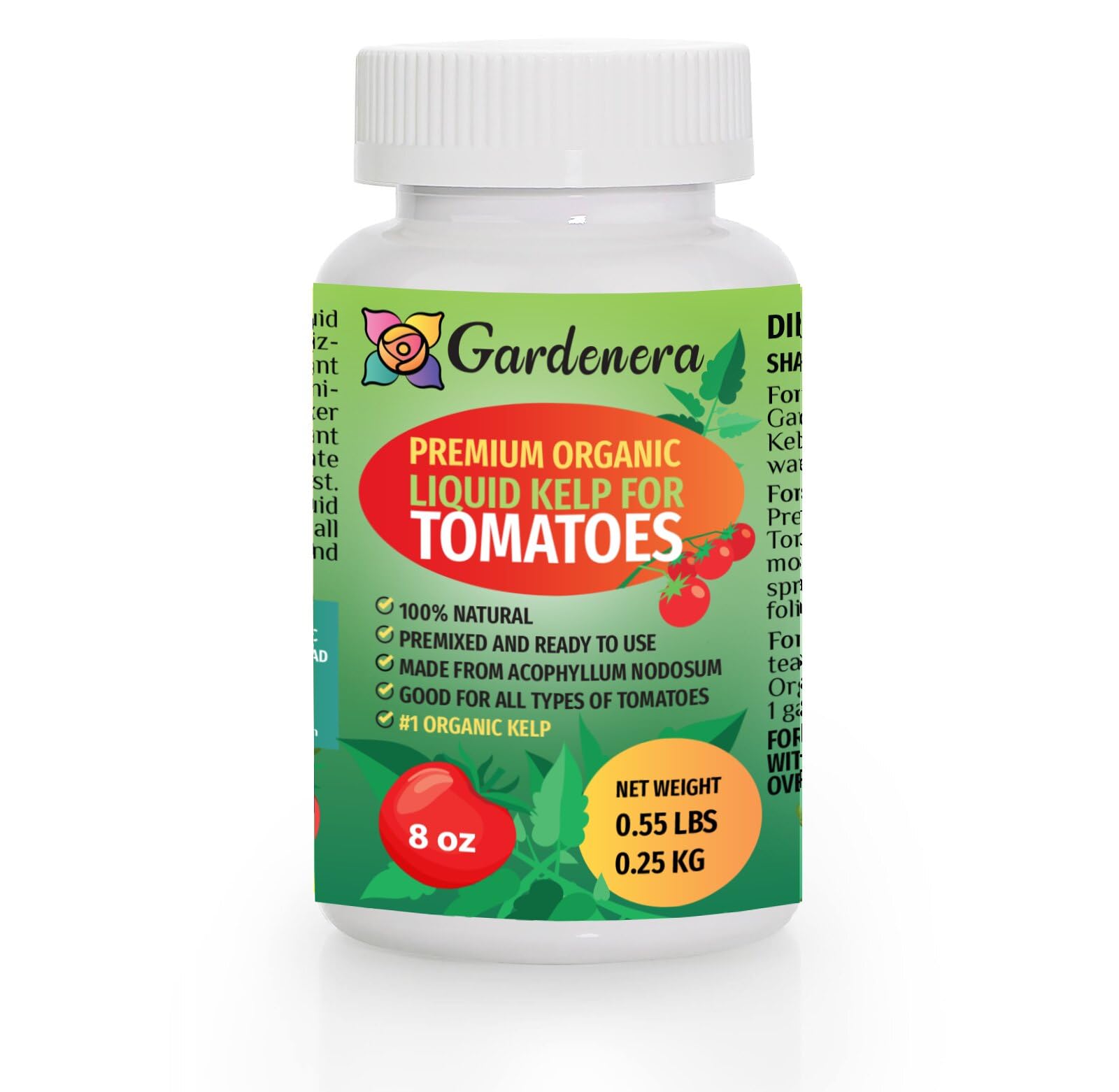 liquid tomato fertilizer organic Premium Liquid Kelp Fertilizer for Juicy Tomatoes by Gardenera - 32 oz