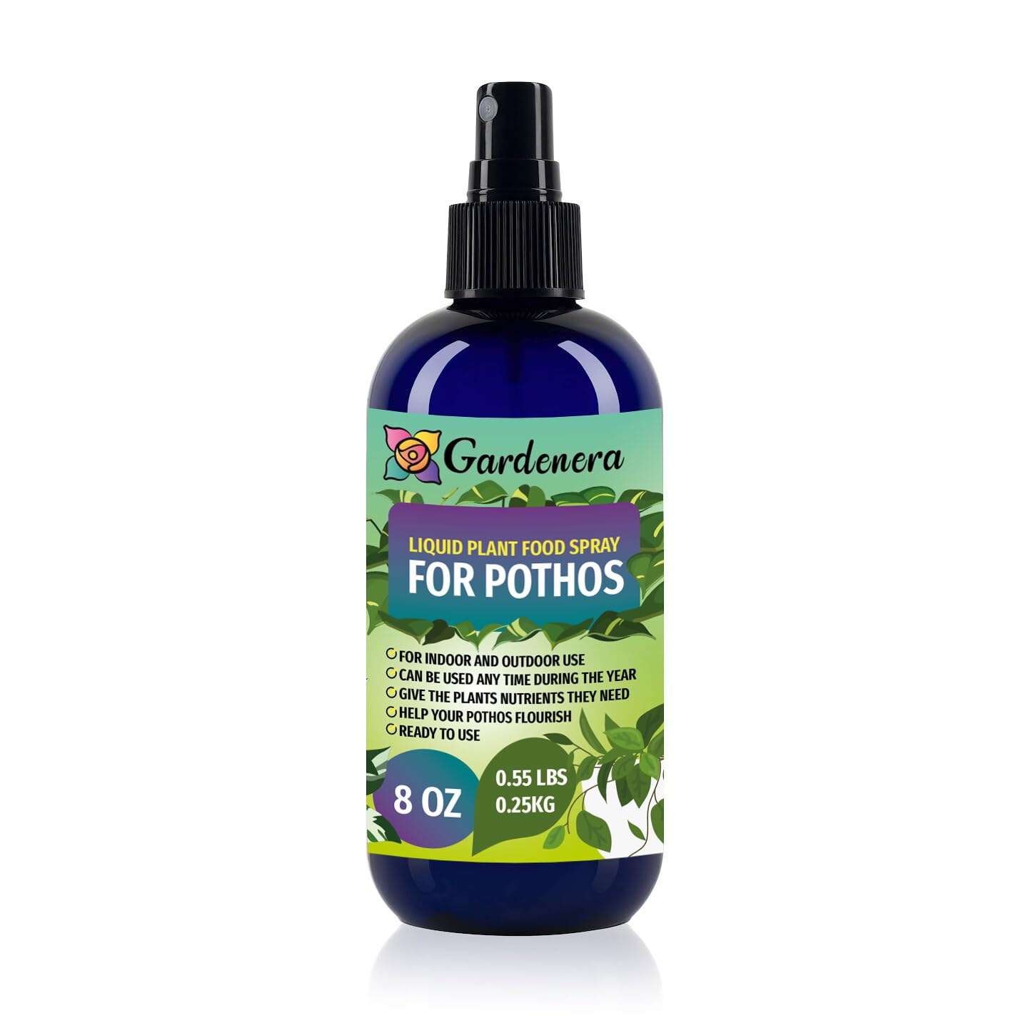 organic fertilizer for pothos Gardenera Professional POTHOS Organic Superfood Spray Mist for Home Gardening | Micro-Fungi Enriched Fertilizer Mist for Healthy Leaves & Growth
