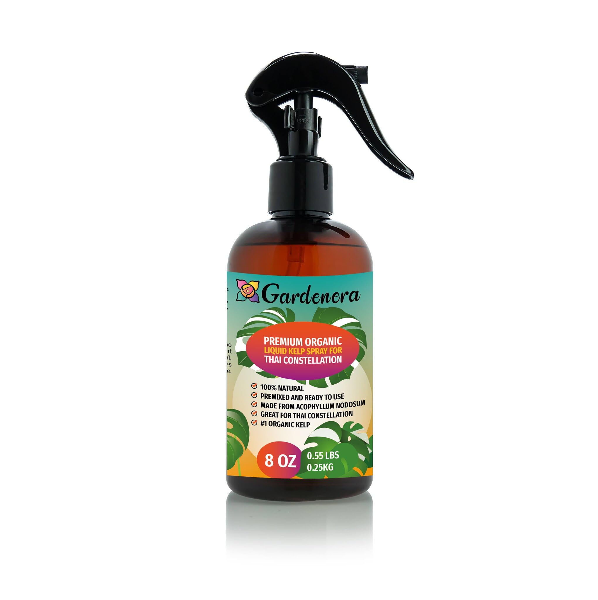 Gardenera Premium Organic Liquid Kelp Spray for THAI-CONSTELLATION - 8 oz - Boost Your Monstera's Growth and Leaf Development Naturally