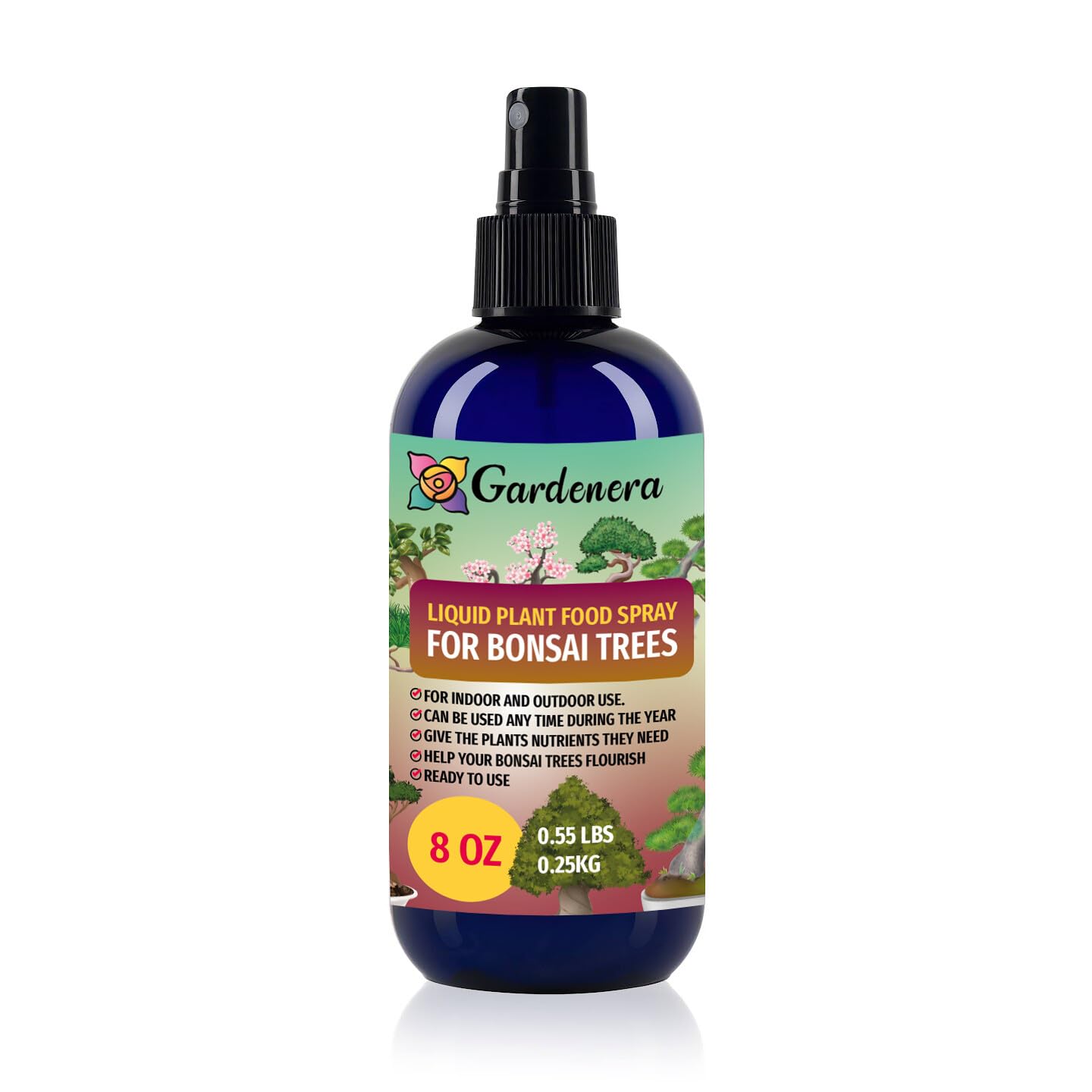 insecticide for bonsai tree Gardenera Professional BONSAI Tree Superfood Spray Mist for Home Gardening | Micro-Fungi Enriched Fertilizer Mist for Healthy Leaves & Growth