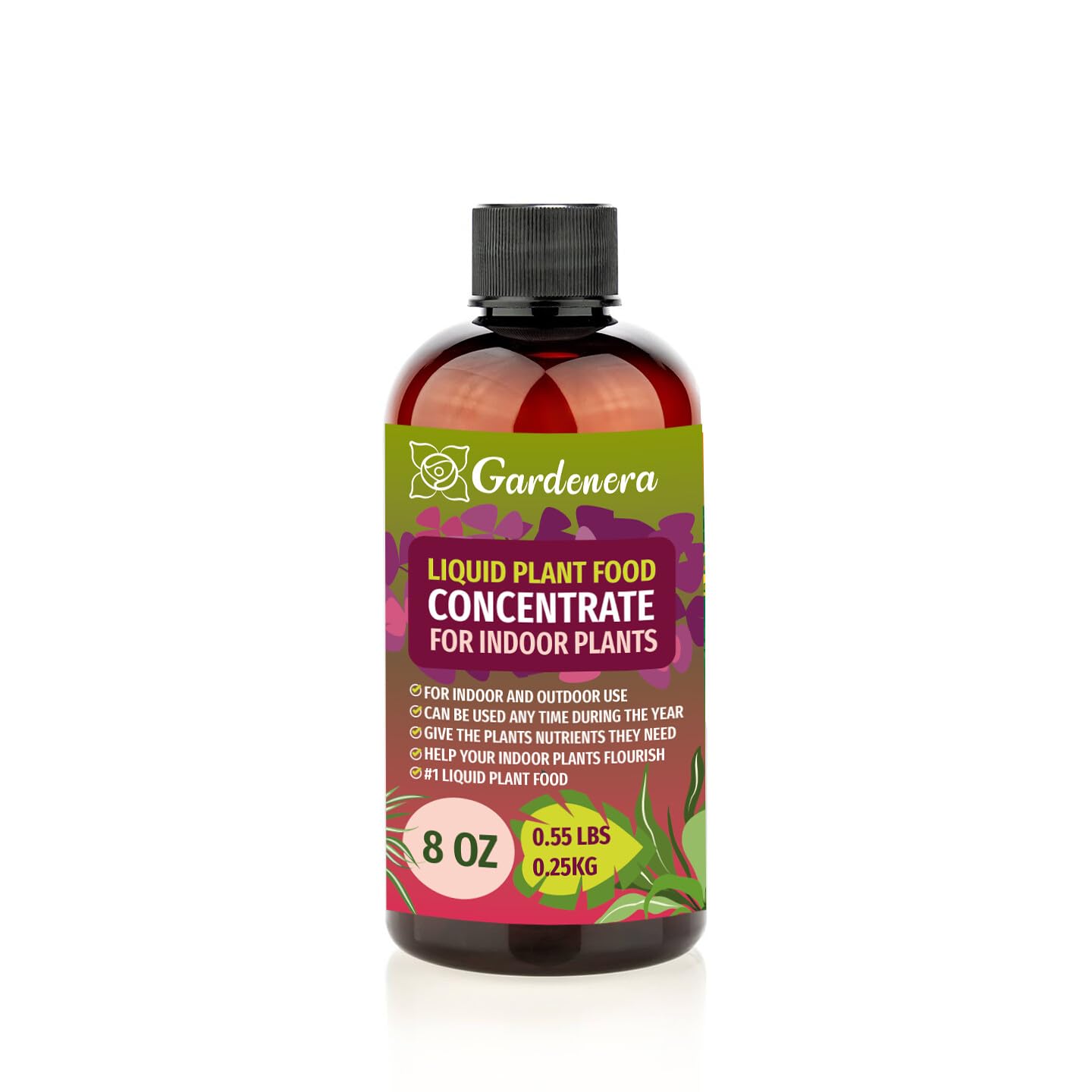 indoor plants vitamins Gardenera Plant Growth Superfood for INDOOR Plants with Essential Vitamins & Minerals - Organic Plant Food Fertilizer