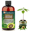 Premium Liquid Avocado Plant Fertilizer - 3-1-2 Concentrate for Indoor Plants and Flowers by Gardenera | Organic Plant Food for Avocado Trees - 32oz