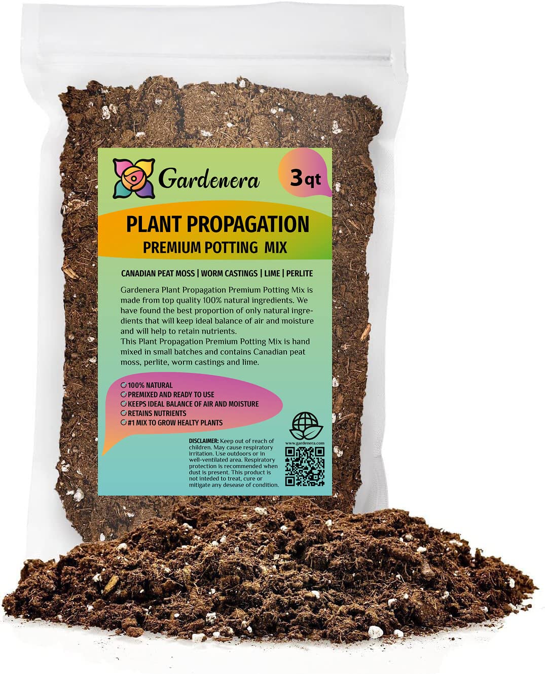 propagation potting mix Gardenera Organic Plant Propagation Premium Potting Mix - Achieve Ideal Air and Moisture Balance