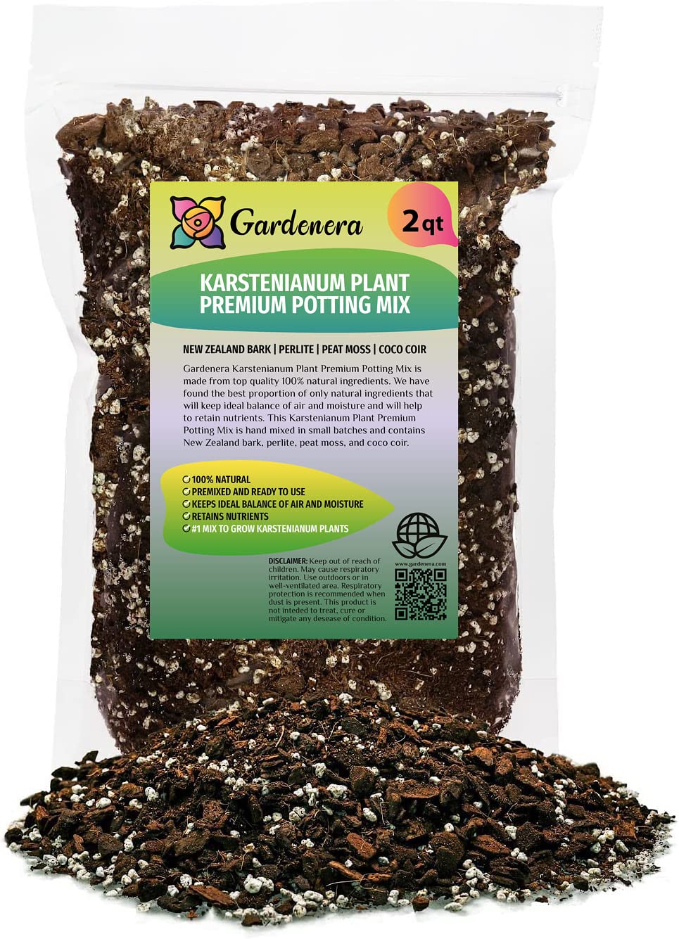 Premium Monstera Peru Plant Care Soil Mix - Handcrafted Karstenianum Soil Mix for Optimal Nutrient Balance - 10 Quart