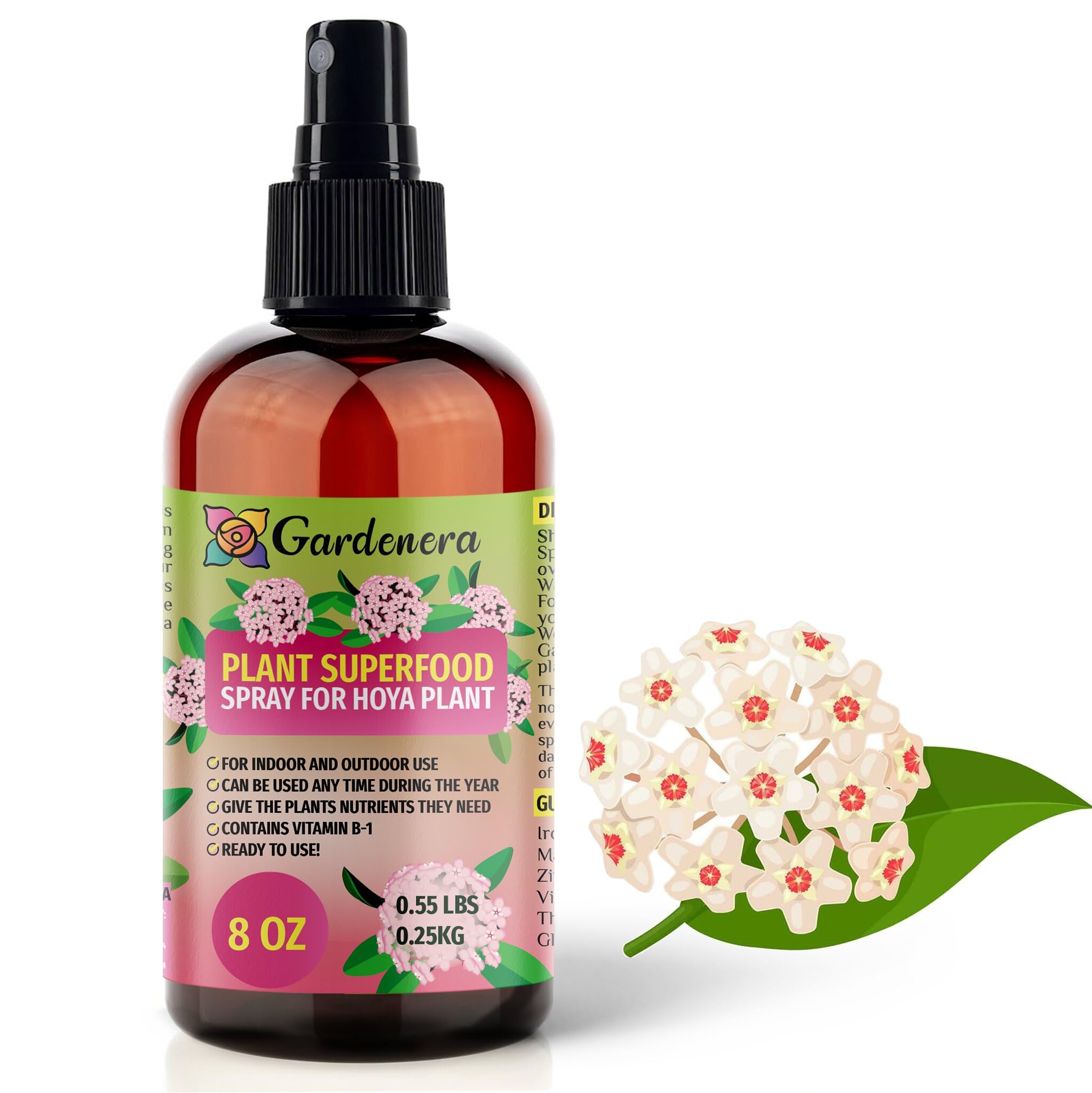 natural fertilizer for hoya plant Plant Superfood for HOYA Plants with B1 Vitamin, Glucose and Essential Minerals