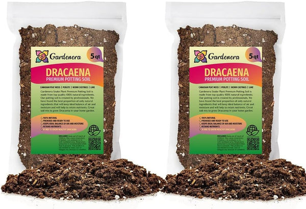 al's potting mix GARDENERA Premium Dracaena Potting Soil Mix - (10 Quart Bag)