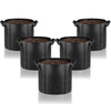 Gardenera Fabric Pots for Plants - 20-Pack 5 Gallon Grow Bags with Aeration and Handles, Perfect for Organic Gardening