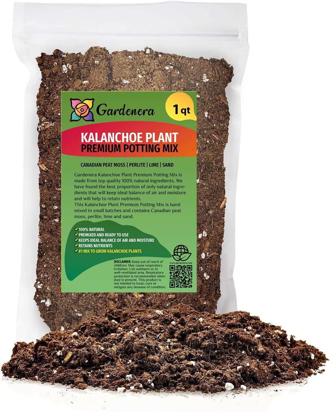 kalanchoe flower seeds Gardenera Kalanchoe Plant Premium Potting Mix - Optimize Growth with Natural Ingredients