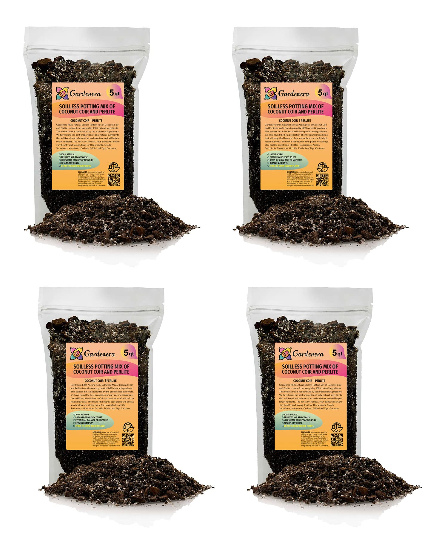 al's potting mix Premium Coco Coir and Perlite Potting Mix, Soil for Maximum Plant Growth, Perfect for Indoor and Outdoor Container Gardens by Gardenera