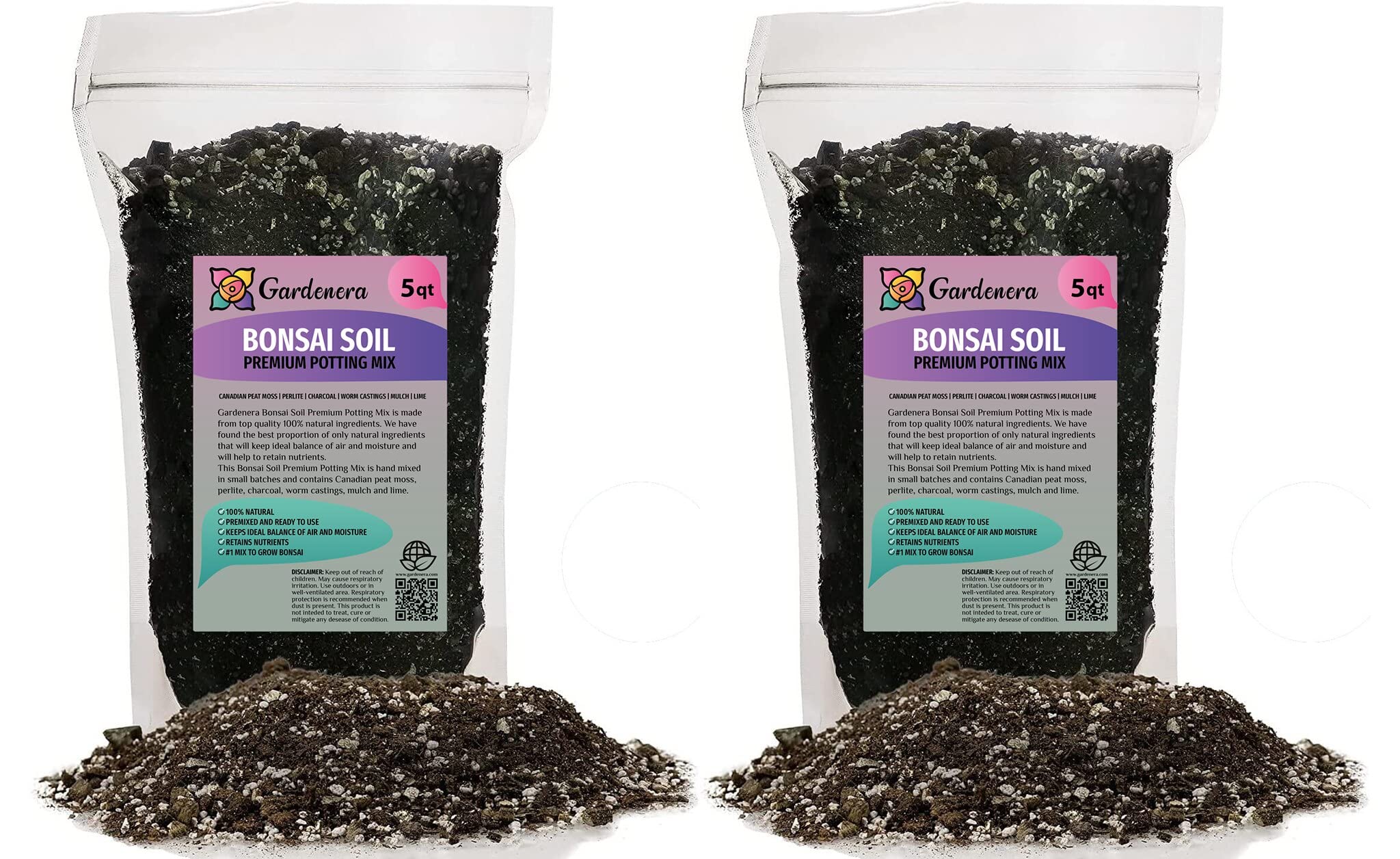 bonsai potting mix PREMIUM Bonsai Soil Potting Mix by Gardenera - Optimal Balance for Healthy Bonsai Growth and Nutrient Retention