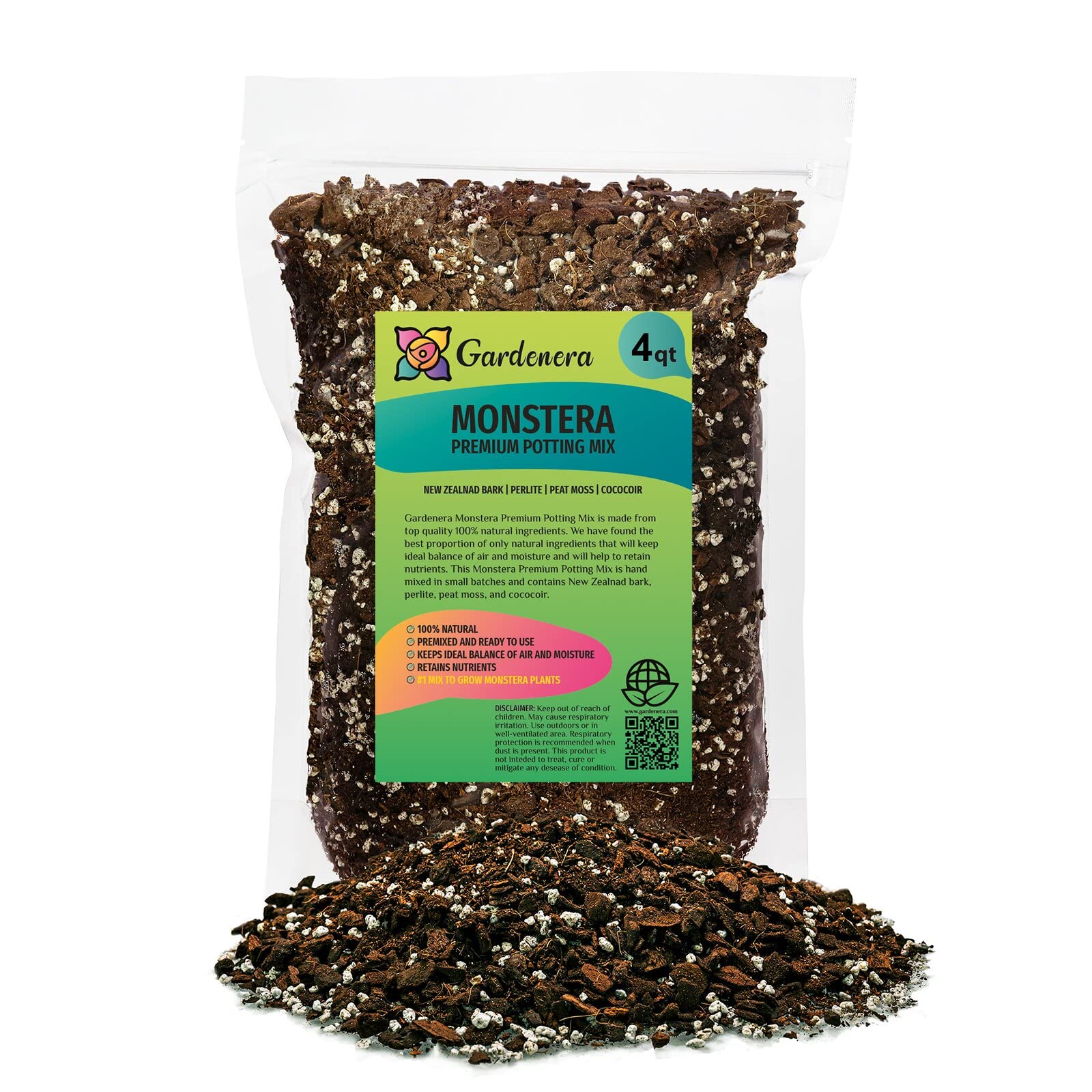 monstera soil mixture PREMIUM Monstera Soil Mix by Gardenera