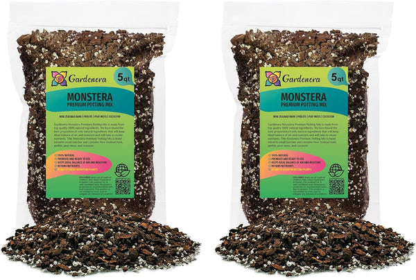monstera deliciosa potting soil Gardenera Premium Monstera Potting Soil - 10 QUART