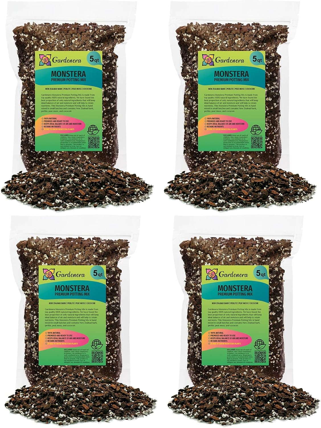 monstera potting mix Gardenera Premium Monstera Potting Soil - 10 QUART