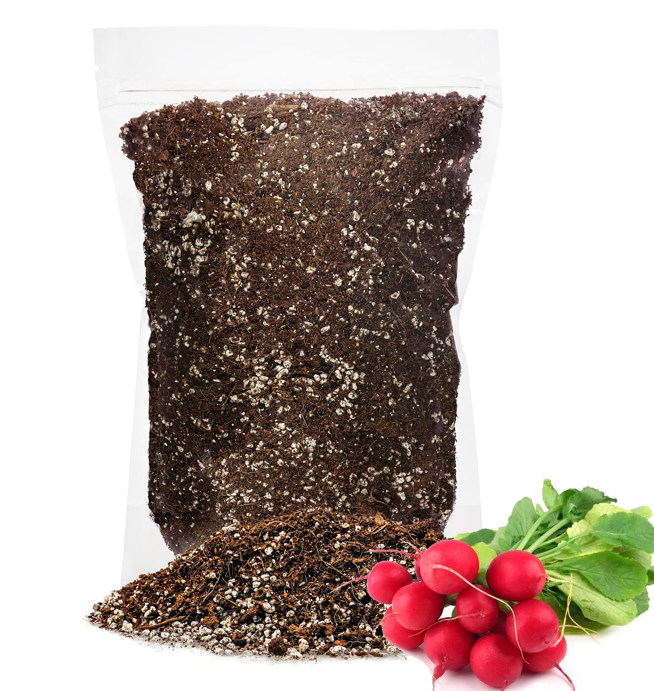 PREMIUM Organic Potting Soil for Radish by Gardenera - (2 Quart Bag)