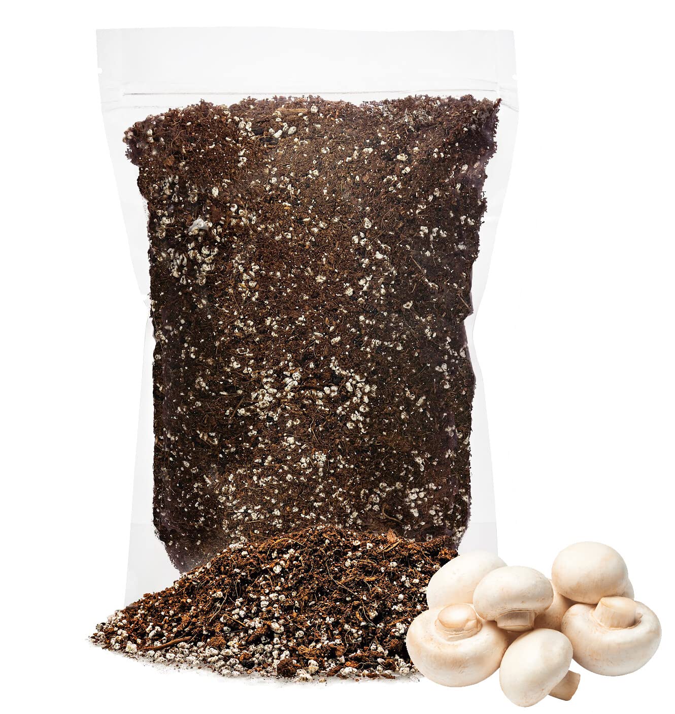 GARDENERA Premium Organic Potting Soil for Mushrooms - (1 Quart Bag)