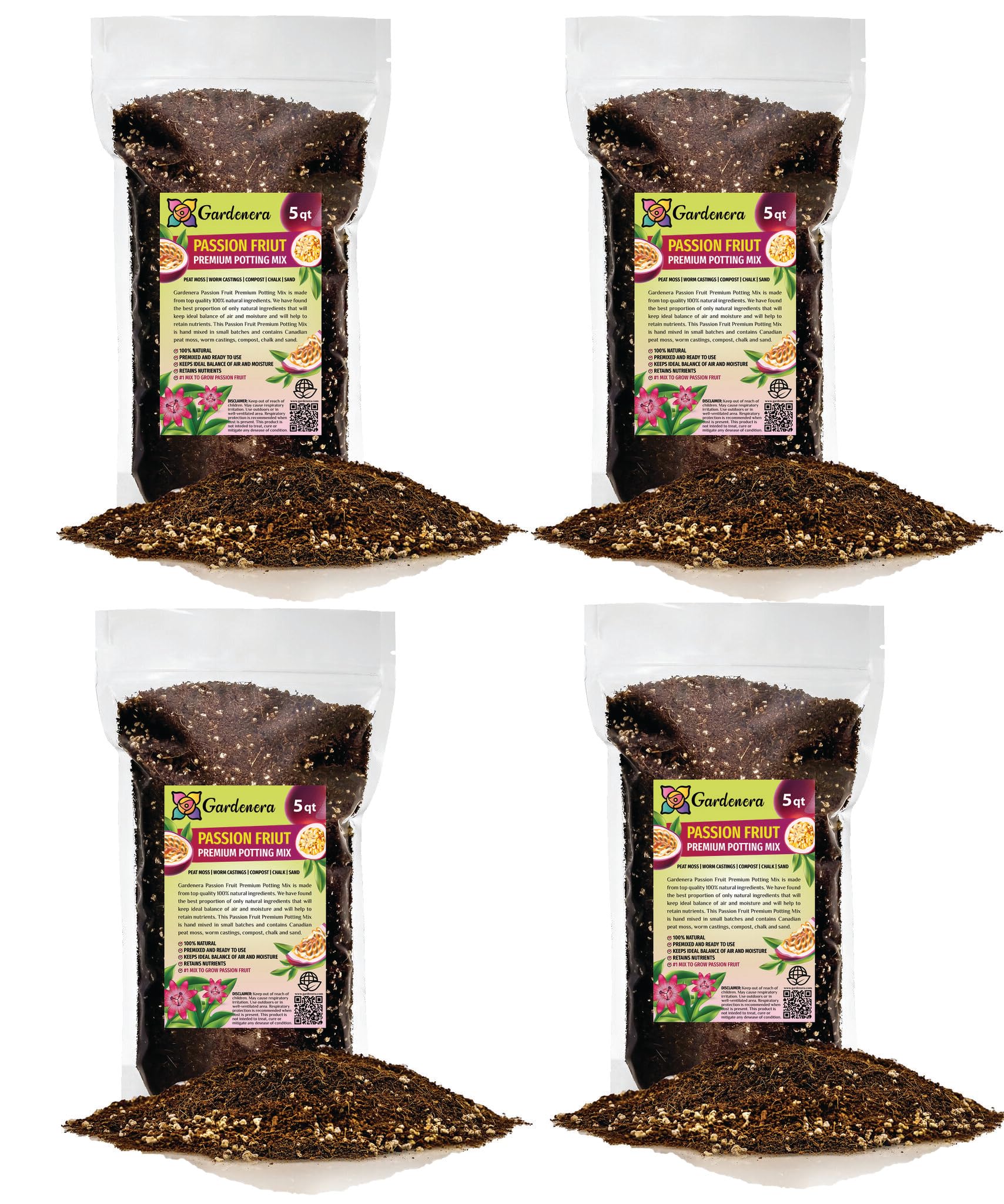 potting soil for fruit plants GARDENERA Premium Passion Fruit Potting Soil Mix - Perfect Balance of Nutrients, Drainage, and Aeration for Thriving Passion Fruit Vines