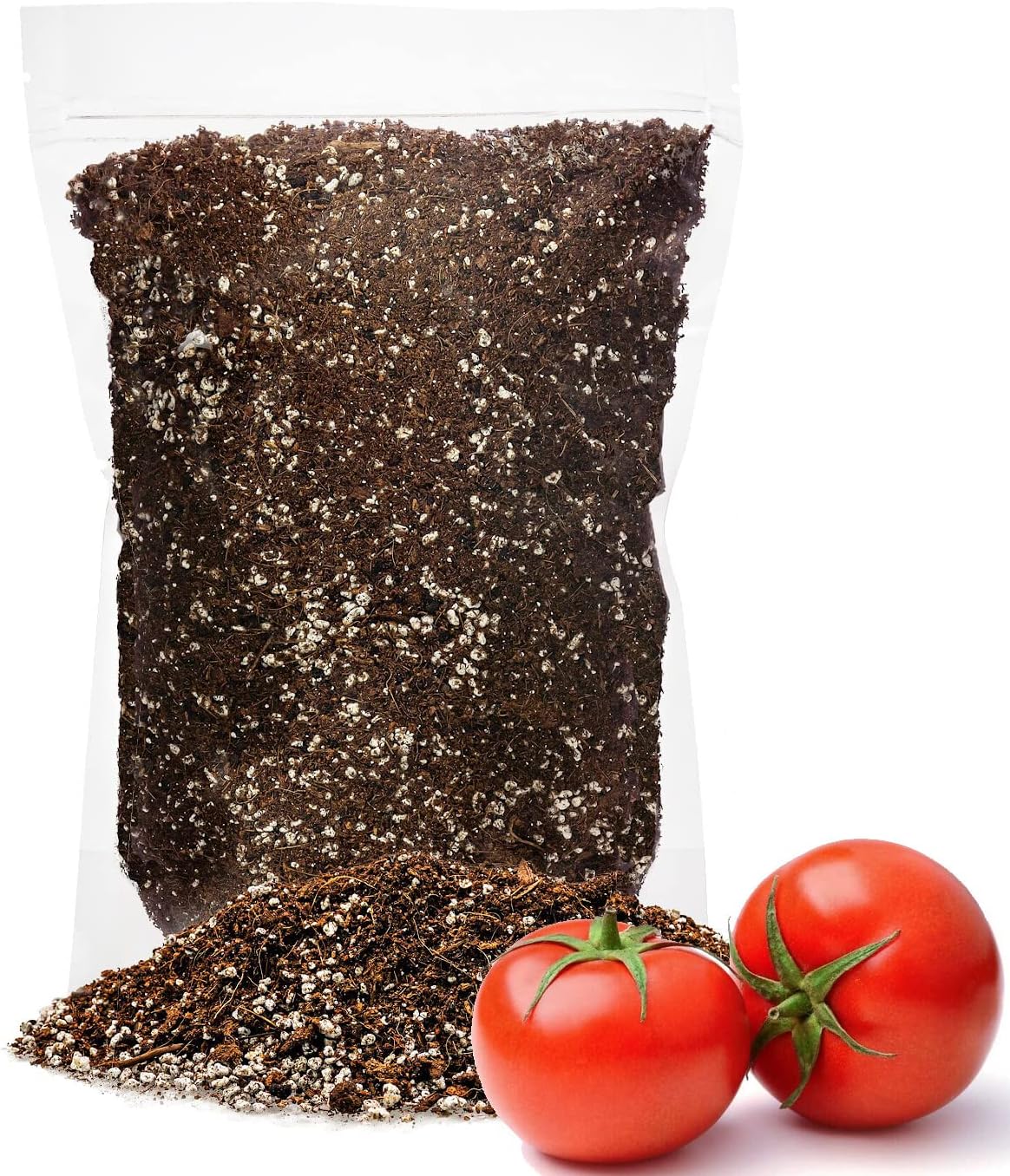 GARDENERA Premium Organic Soil Mix for Tomatoes - Formulated to Promote Root Growth, Fruit Development and Optimal Drainage - 1 QUART