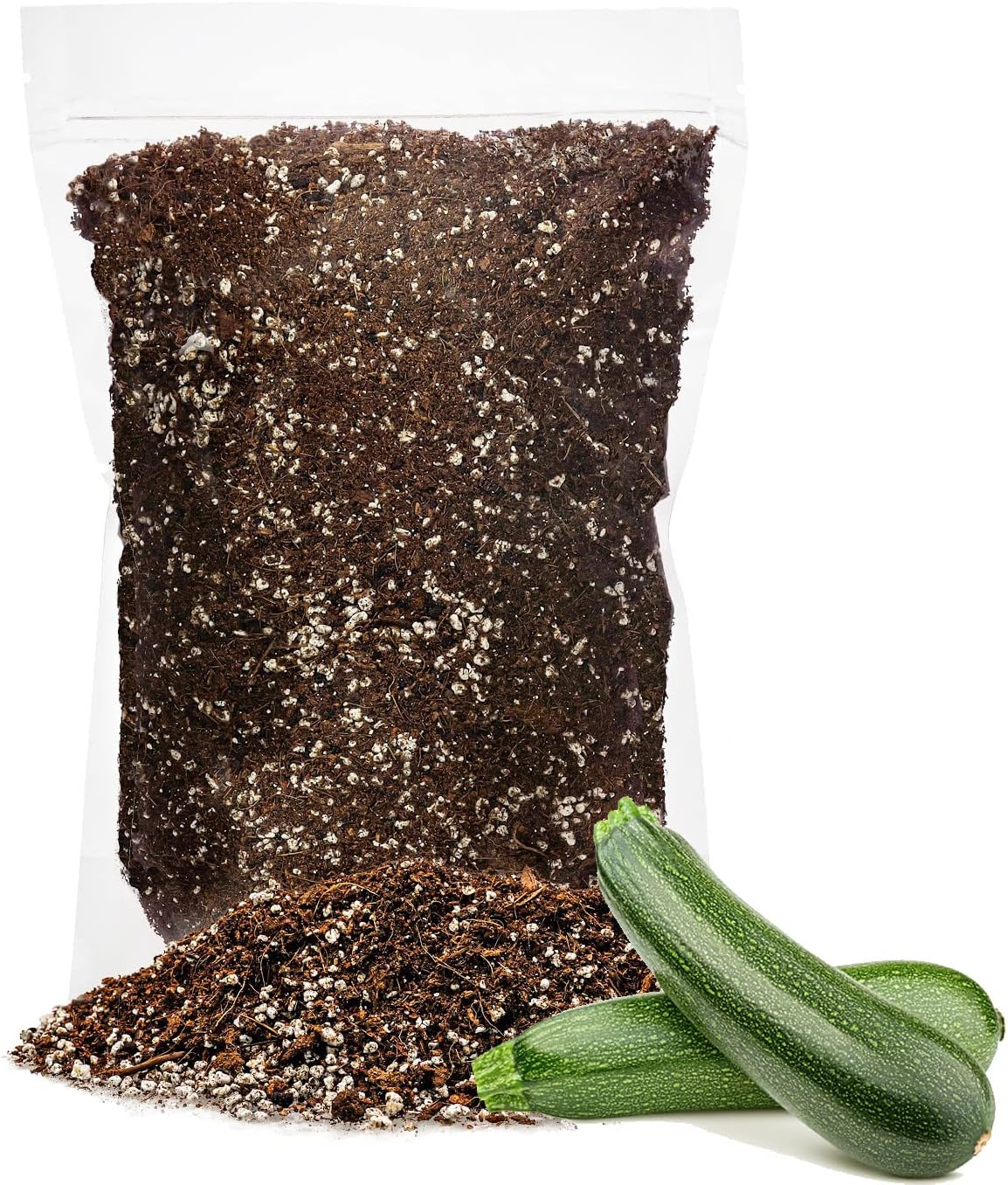 GARDENERA Premium Organic Potting Soil for Zucchini - (1 Quart Bag)