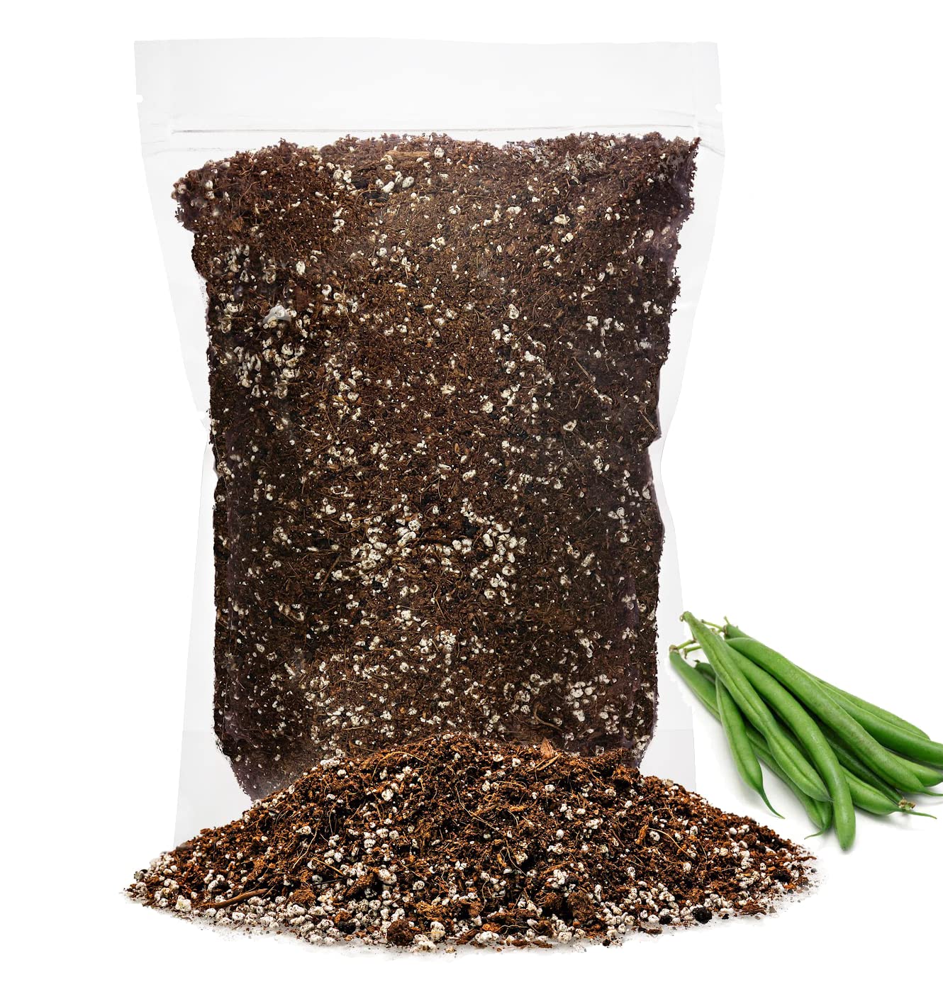 Premium Organic Potting Soil for Green Beans by Gardenera - (1 Quart Bag)