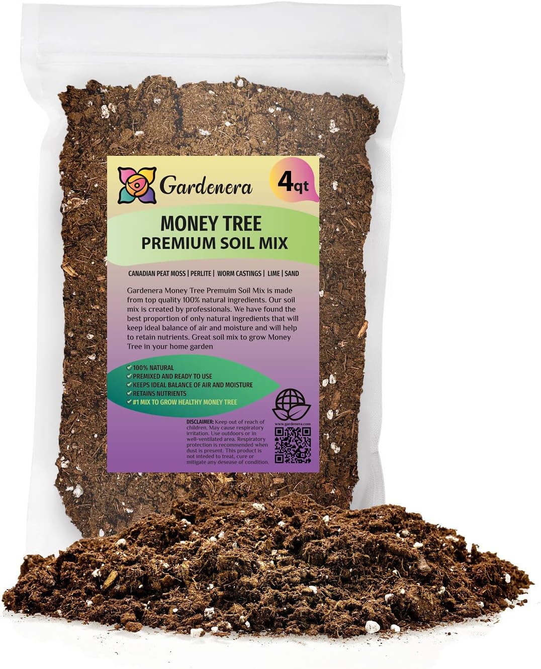 potting soil for a money tree GARDENERA Money Tree Potting Soil - 10 QUART