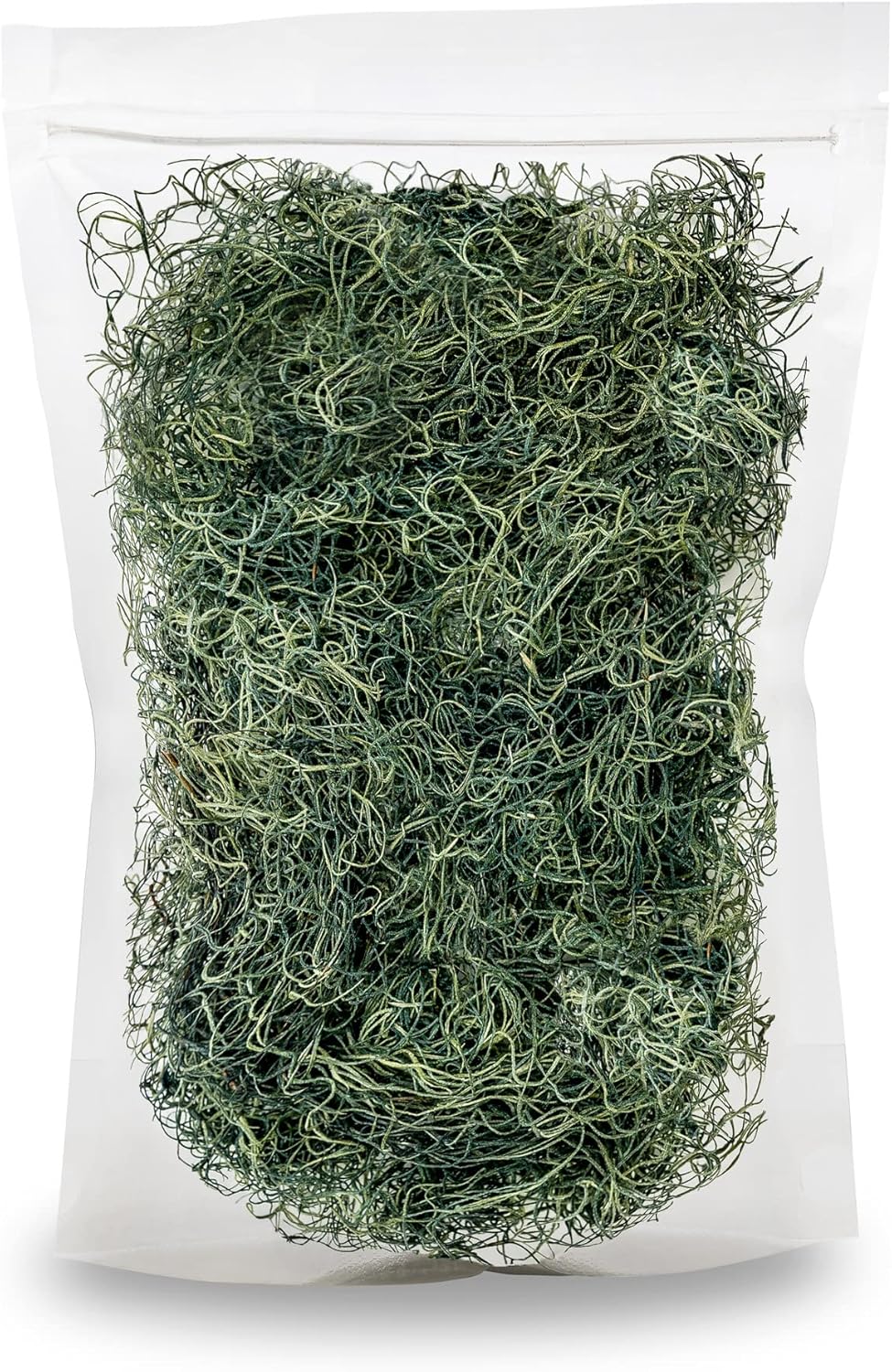 PREMIUM Spanish Moss in Basil| Natural Preserved - Great Ground Cover - Filler for Potted Plants - by GARDENERA - 3 Quart Bag