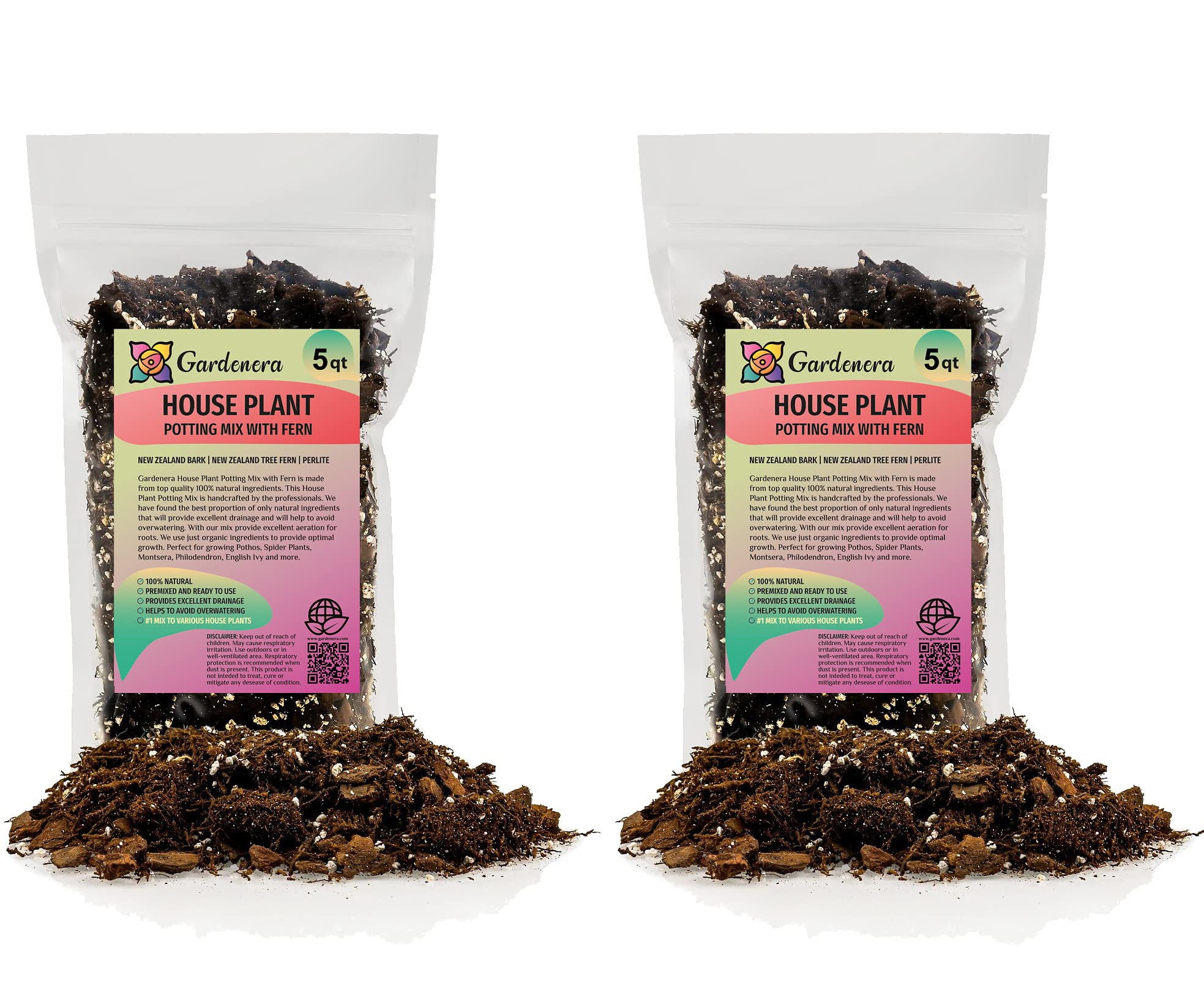 can i use orchid potting mix for pothos PREMIUM Gardenera House Plant Potting Mix - 10 Quart - Fern + New Zealand Bark + Perlite
