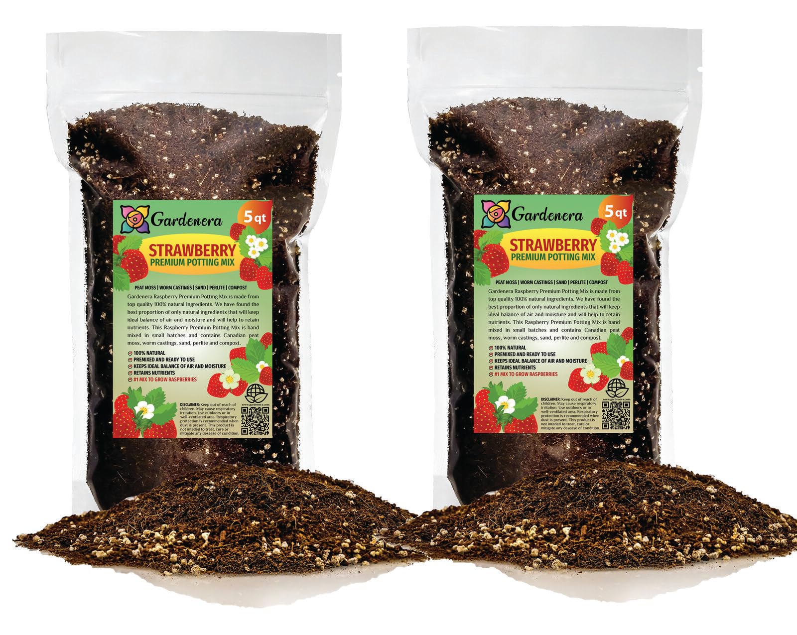 potting mix for strawberry plants GARDENERA Superior Potting Soil Blend for Strawberry Plants