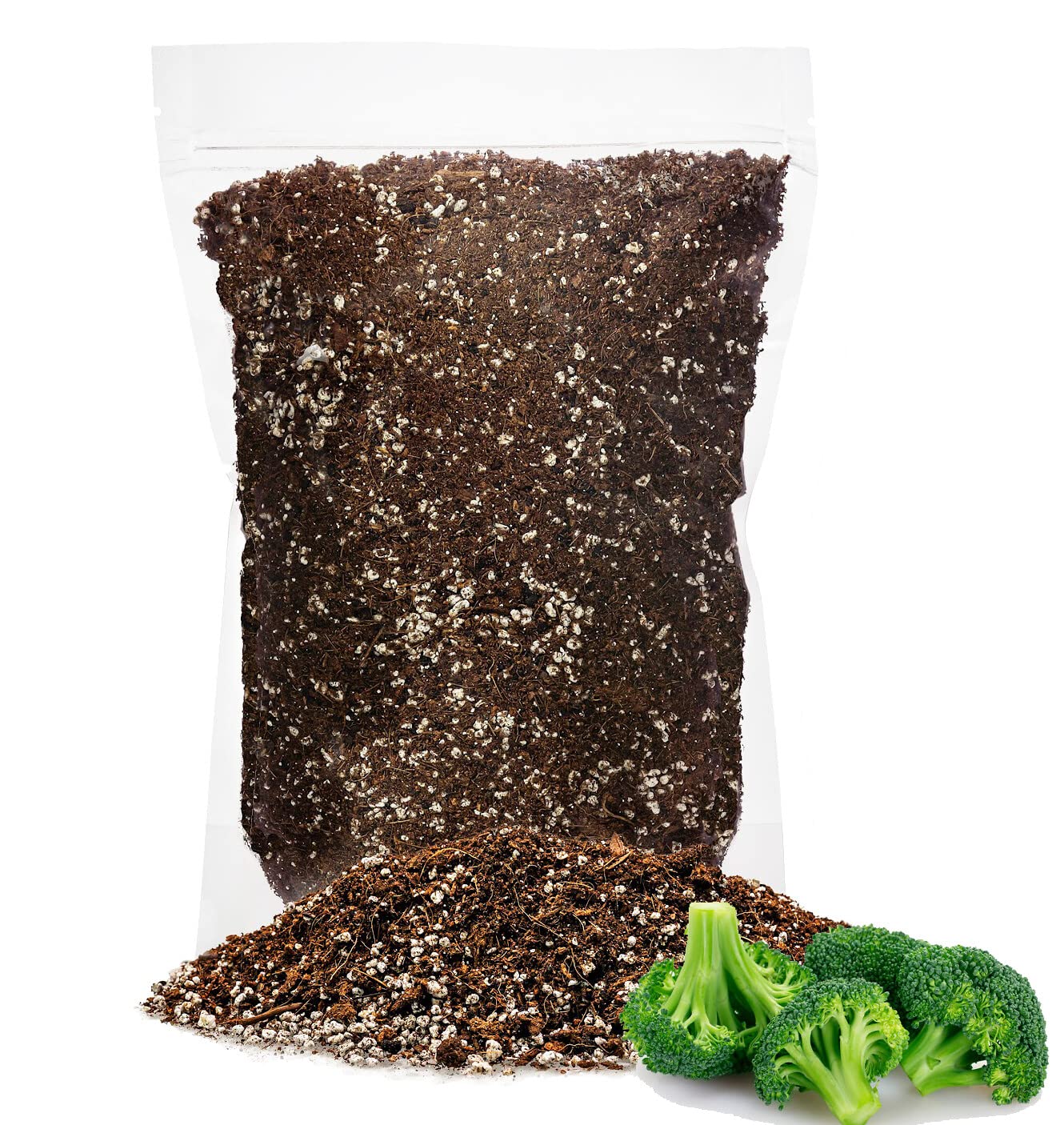 Premium Organic Potting Soil for Broccoli by GARDENERA - (1 Quart)