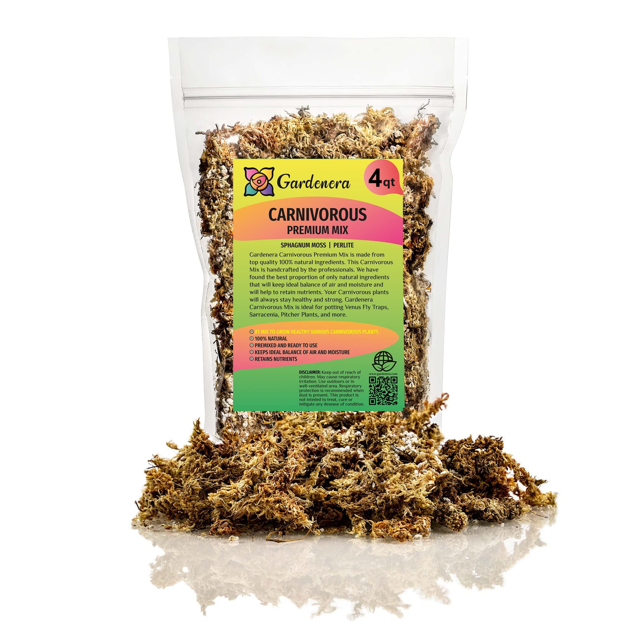 carnivorous plant potting mix Gardenera Premium CARNIVOROUS Plant Potting Mix